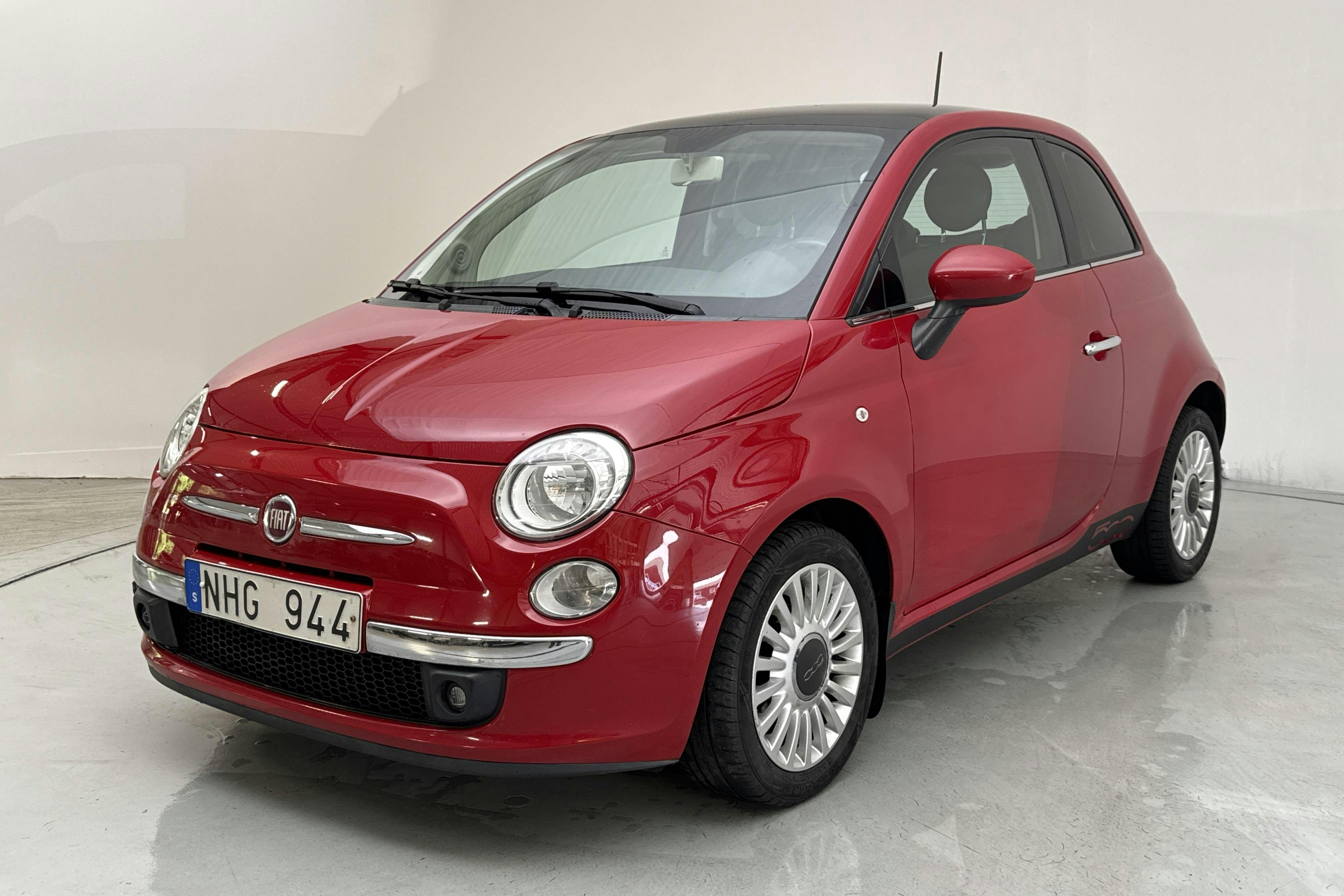 Fiat 500 1.2 (69hk) - 152 880 km - Manual - red - 2013