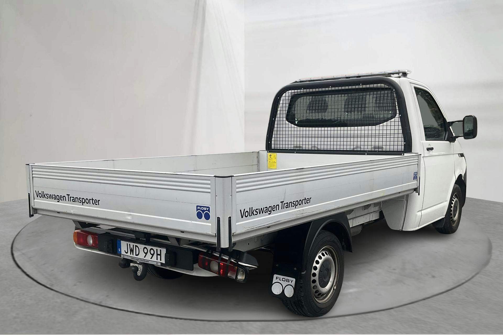 VW Transporter Pickup T6.1 TDI (150hk) - 5 169 mil - Automat - vit - 2023