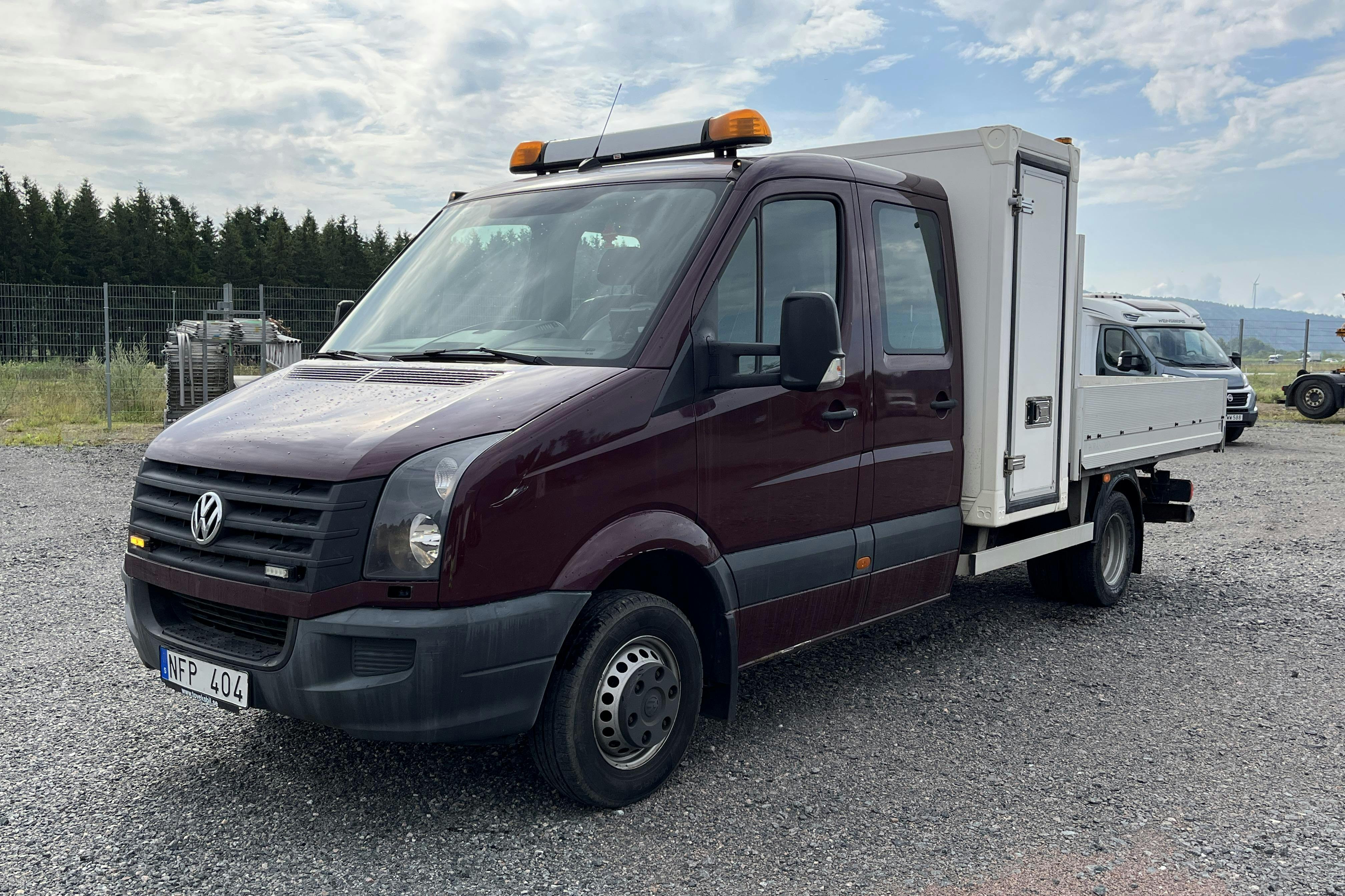 VW CRAFTER 50 CHASSI DH - 87 790 km - Manuell - Dark Red - 2013