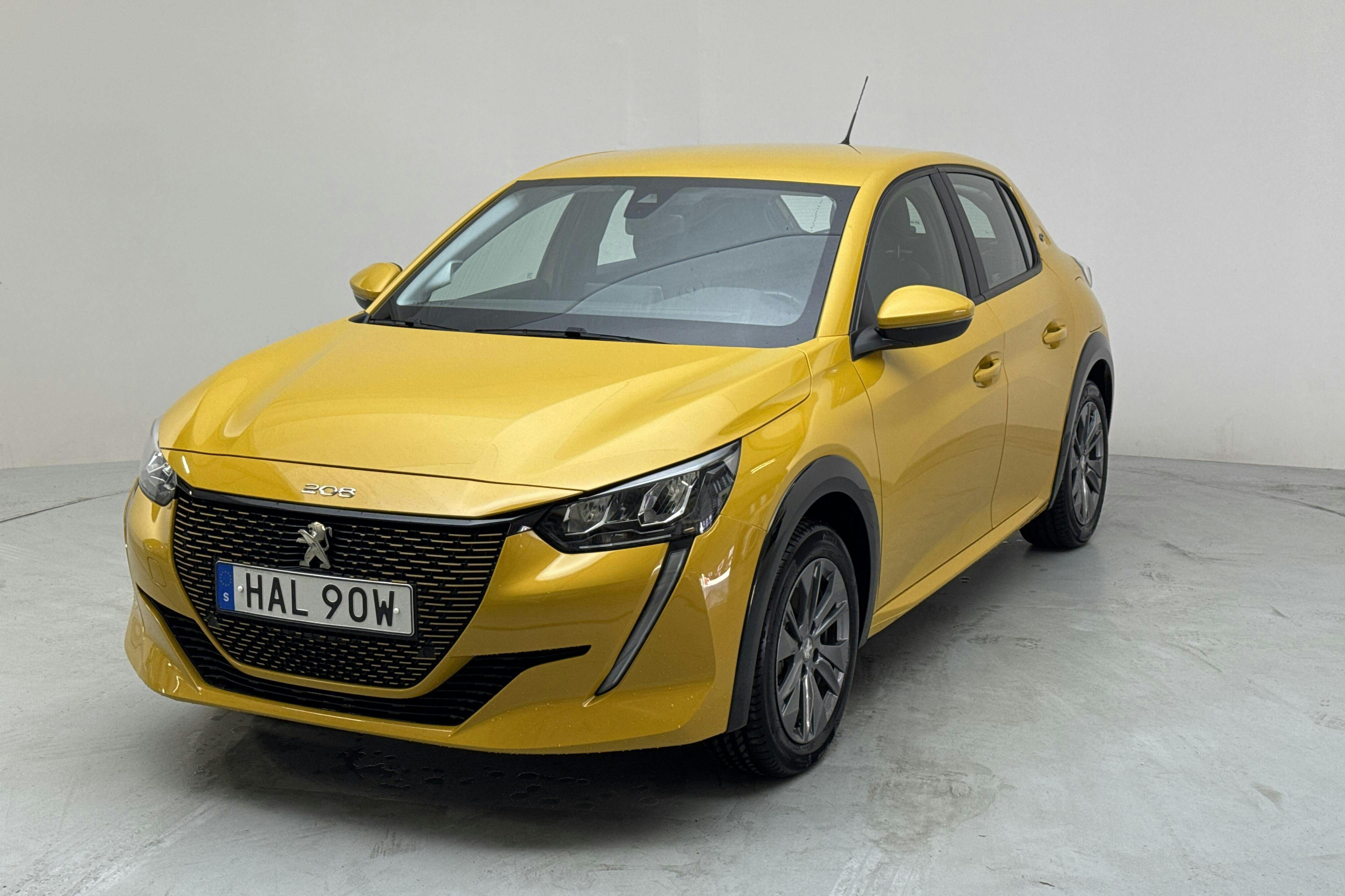 Peugeot e-208 50 kWh 5dr (136hk) - 48 900 km - Automatic - yellow - 2021