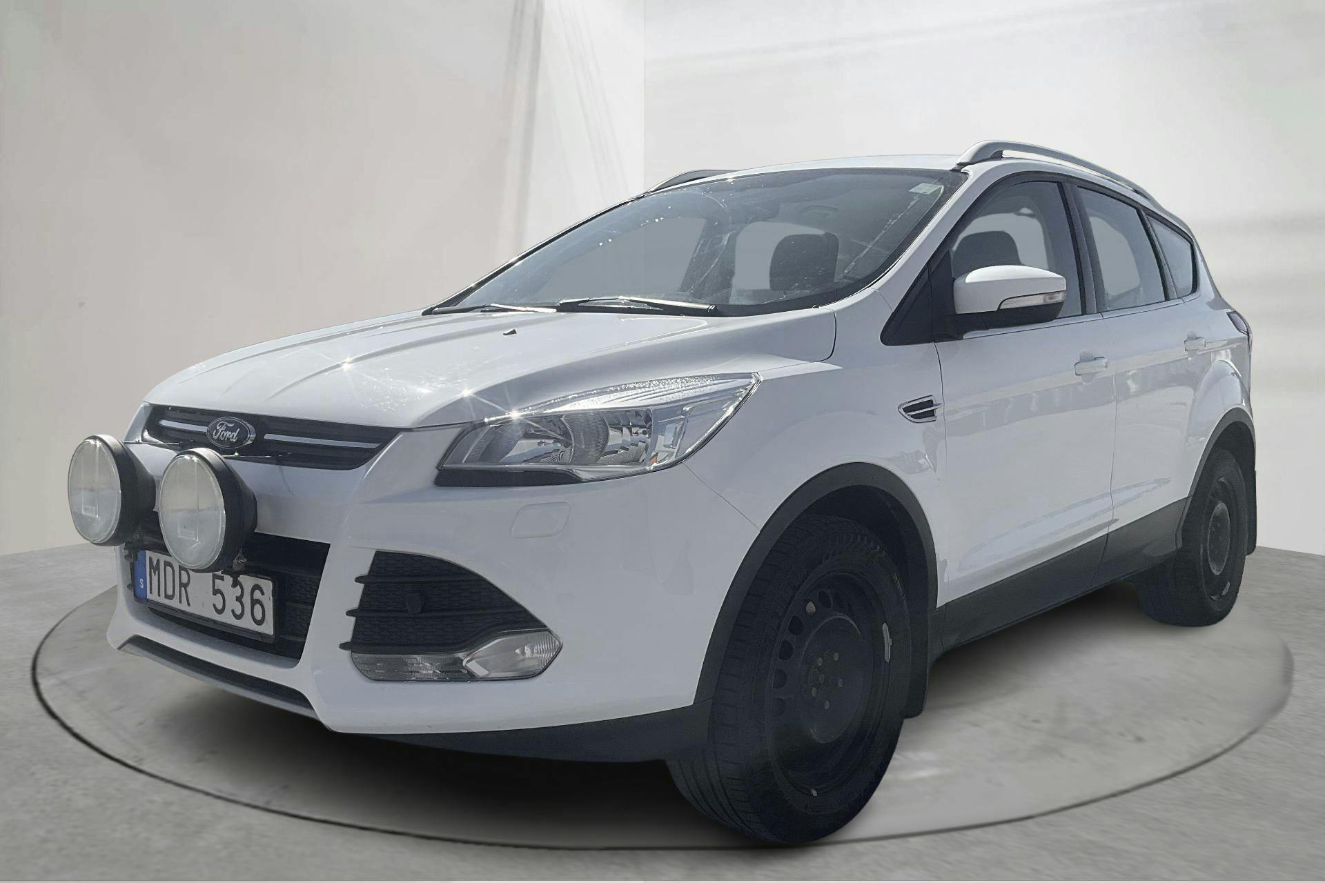 Ford Kuga 2.0 TDCi 4WD (140hk) - 109 700 km - Manualna - biały - 2013