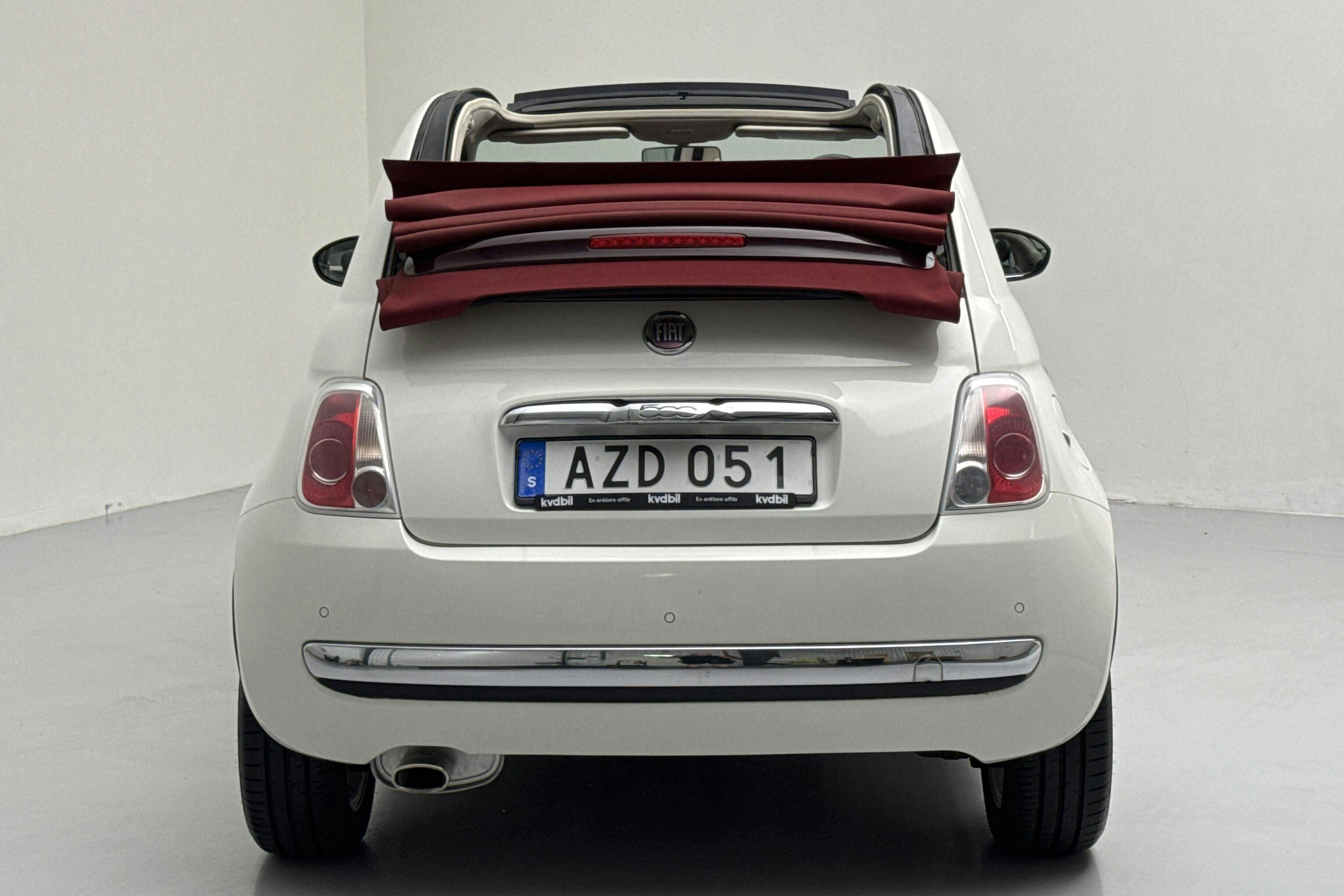 Fiat 500C 1.2 (69hk) - 4 282 mil - Manuell - vit - 2014