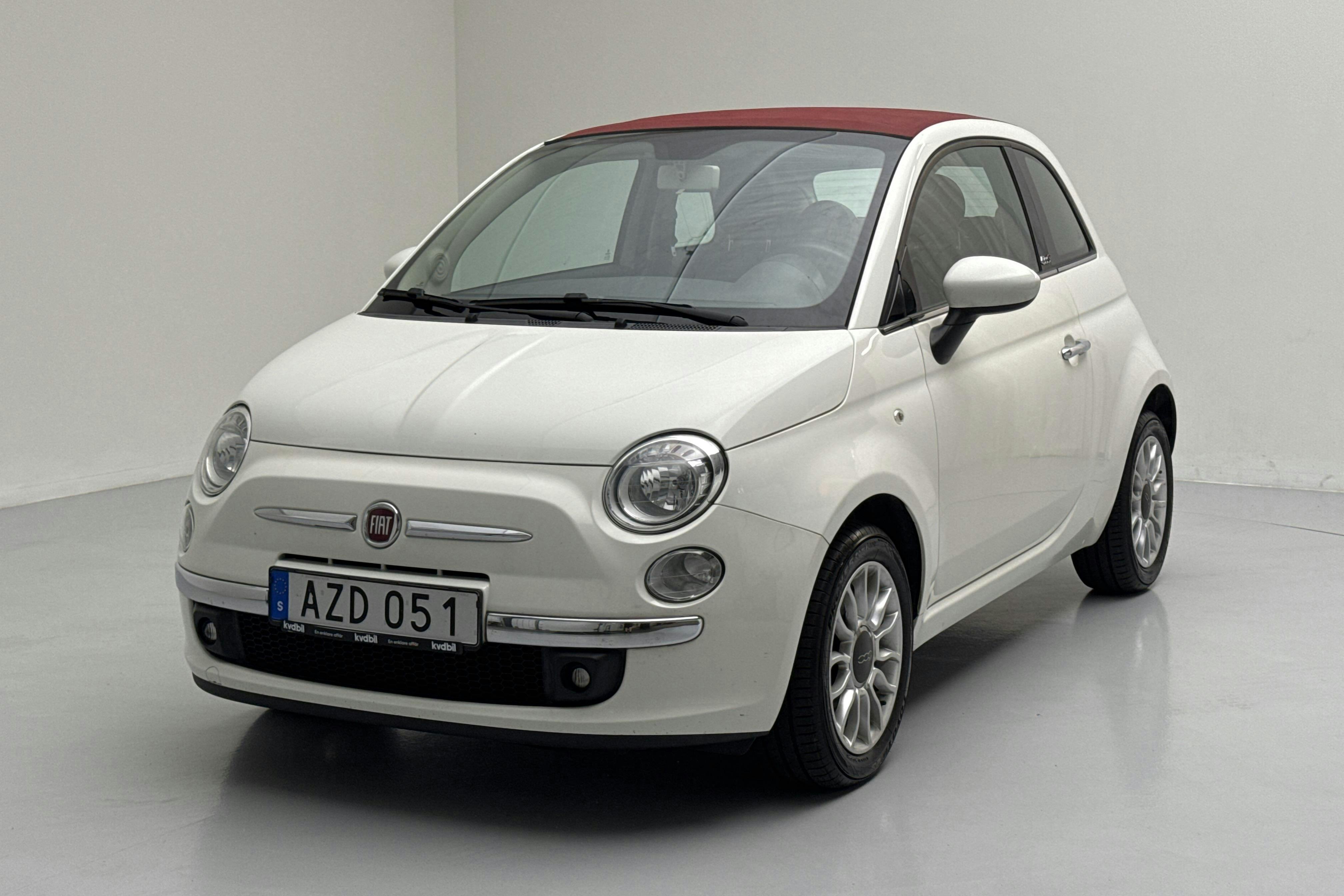 Fiat 500C 1.2 (69hk) - 4 282 mil - Manuell - vit - 2014
