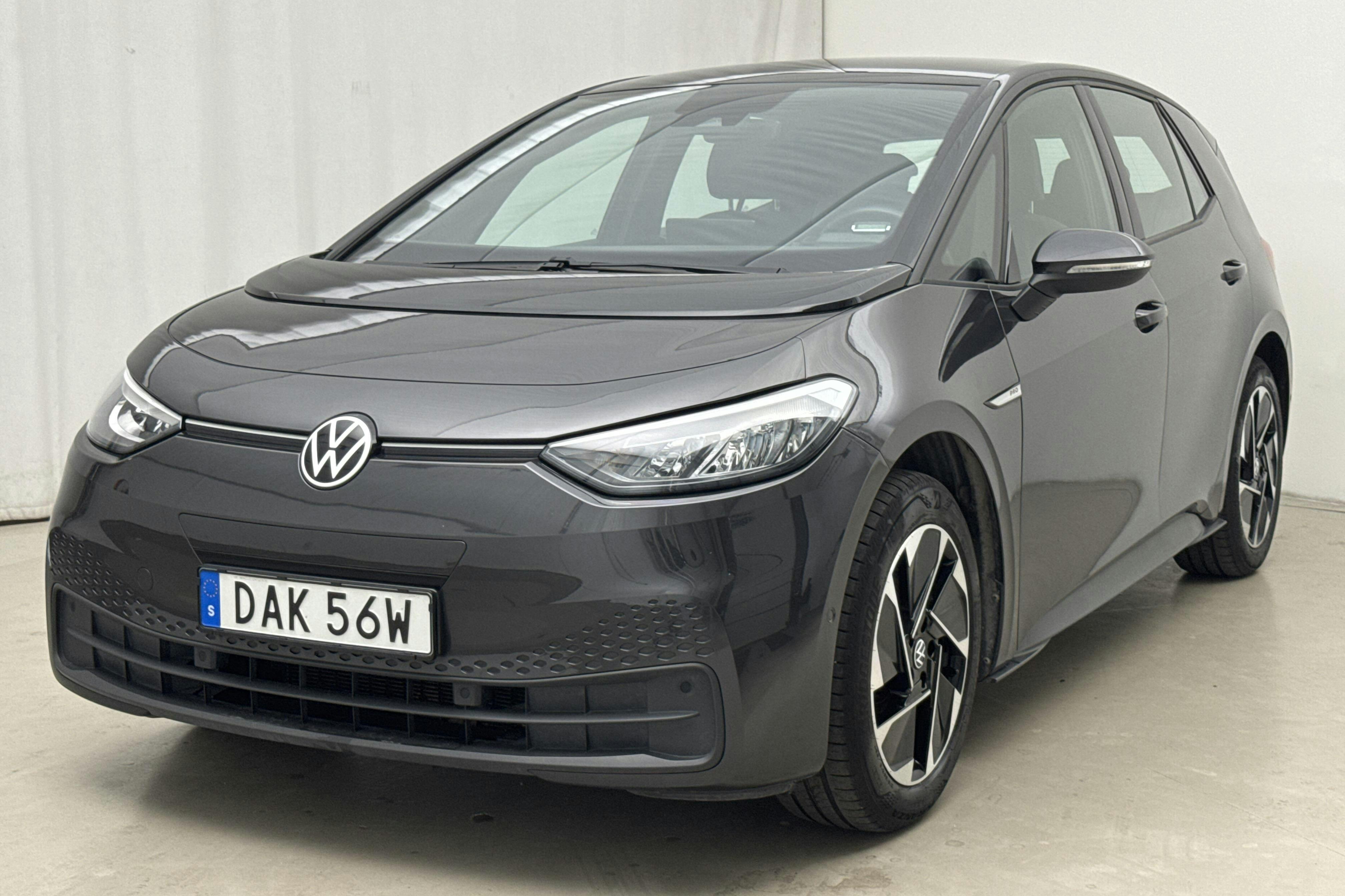VW ID.3 58kWh (204hk) - 2 214 mil - Automat - Dark Grey - 2022