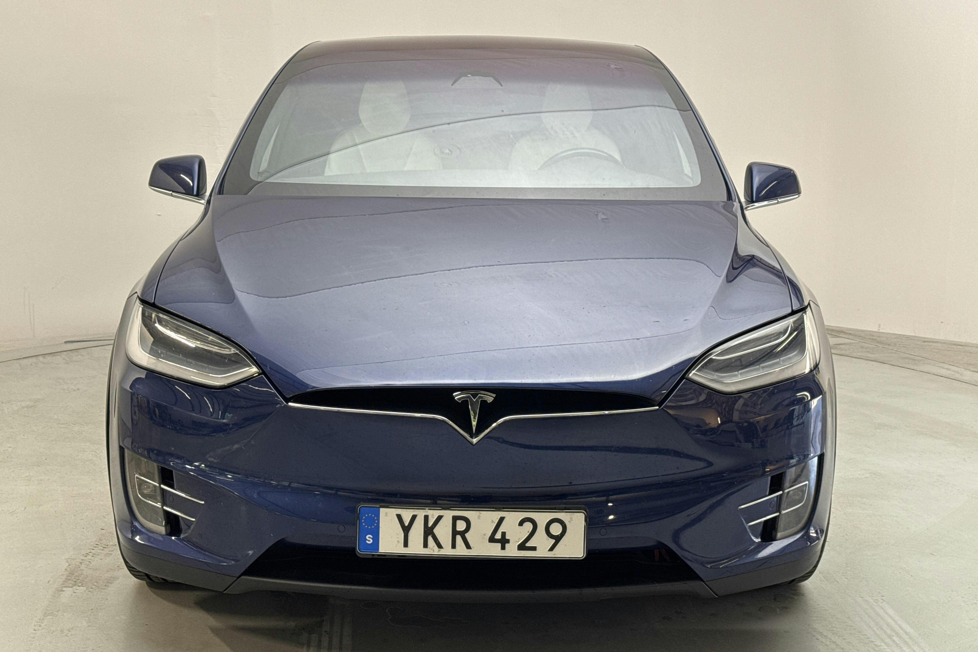 Tesla Model X 100D - 11 739 mil - Automat - blå - 2017
