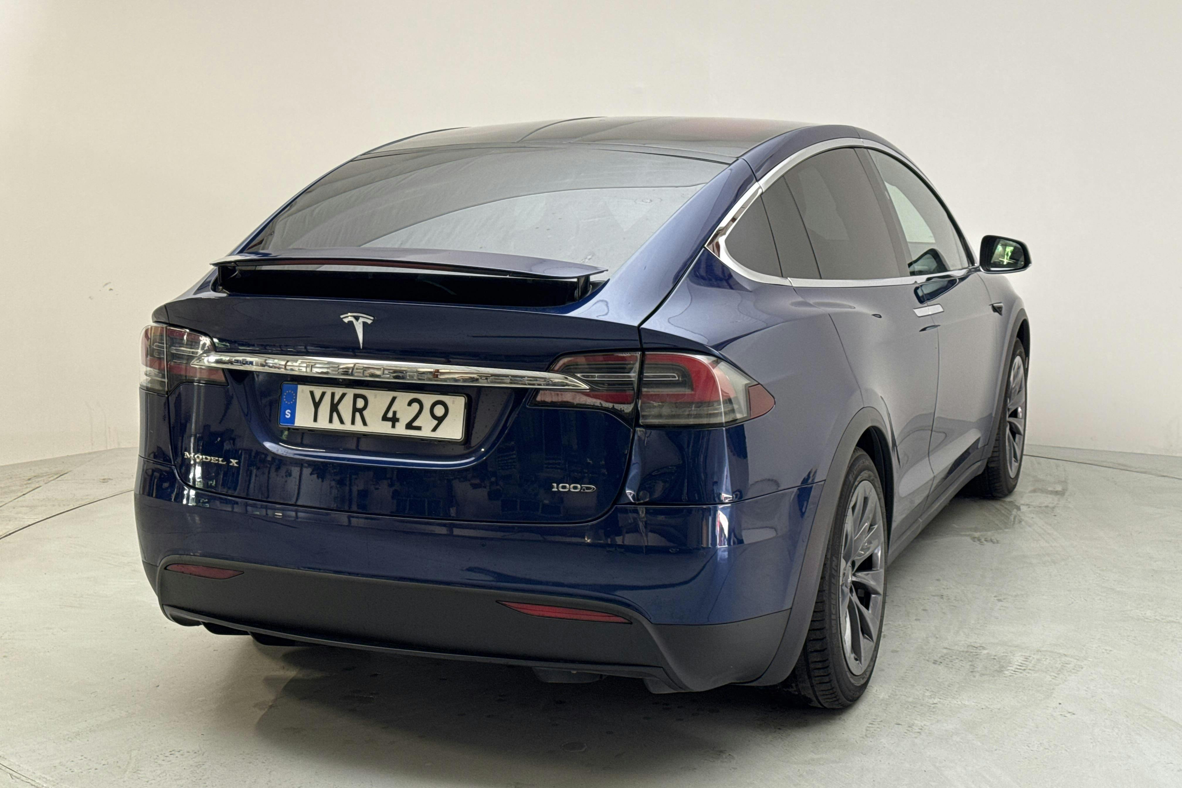 Tesla Model X 100D - 11 739 mil - Automat - blå - 2017