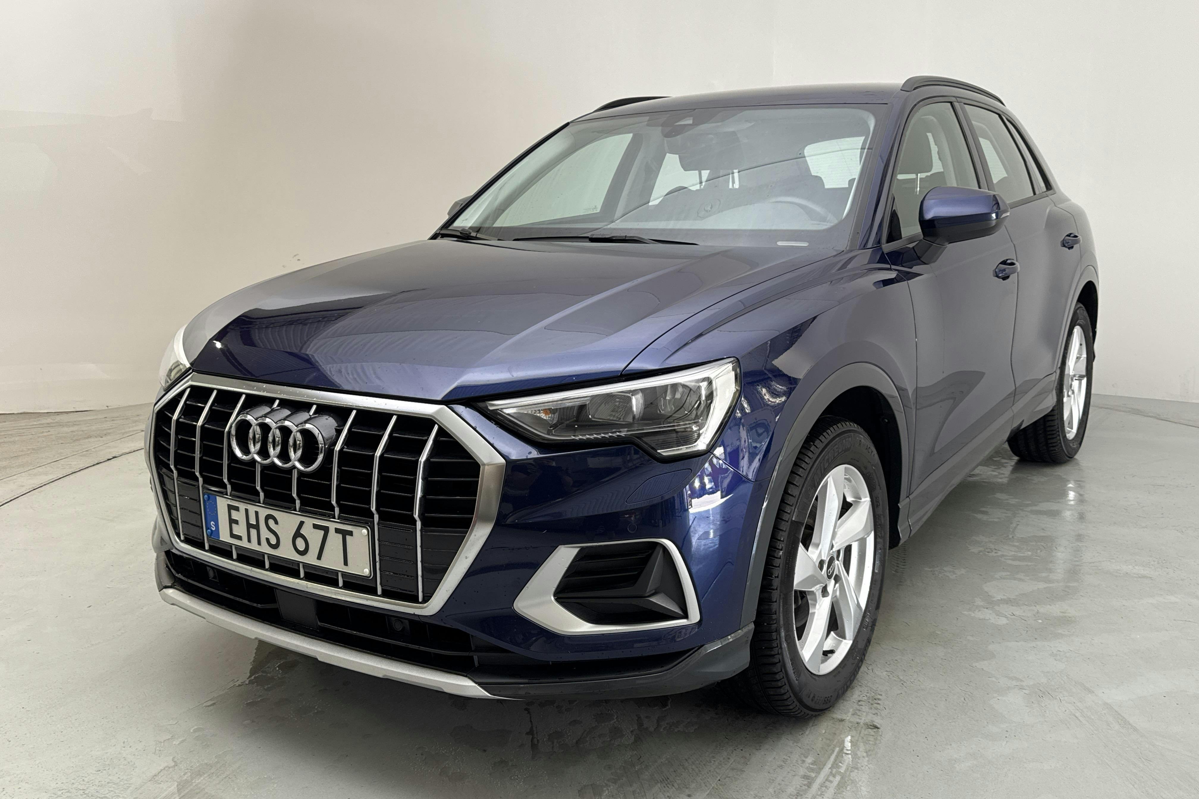 Audi Q3 35 TFSI (150hk) - 114 410 km - Automatyczna - niebieski - 2022