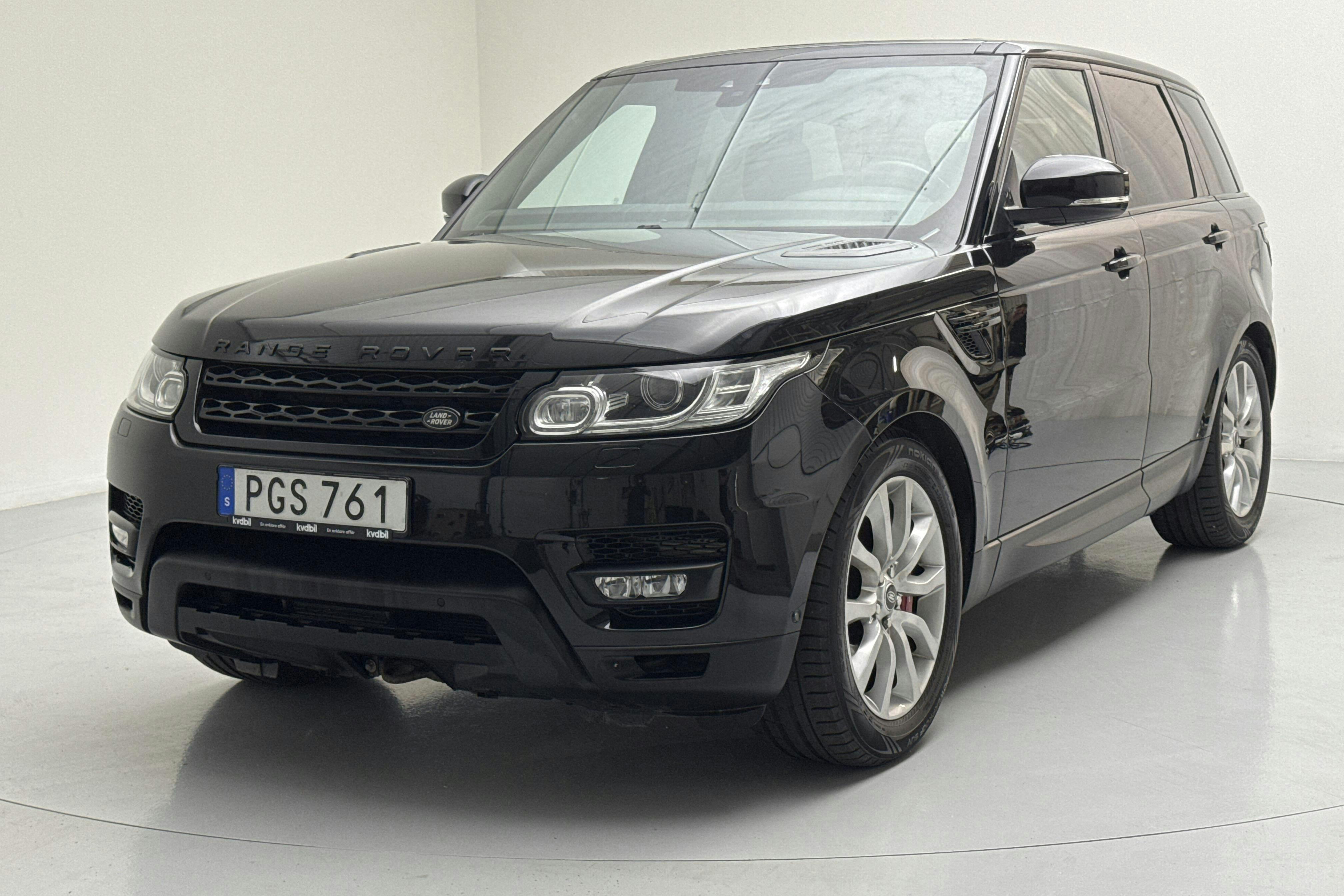 Presentationsfoto 1 av 14: Land Rover Range Rover Sport 3.0 SDV6 (306hk) - 14 999 mil - Automat - svart - 2017