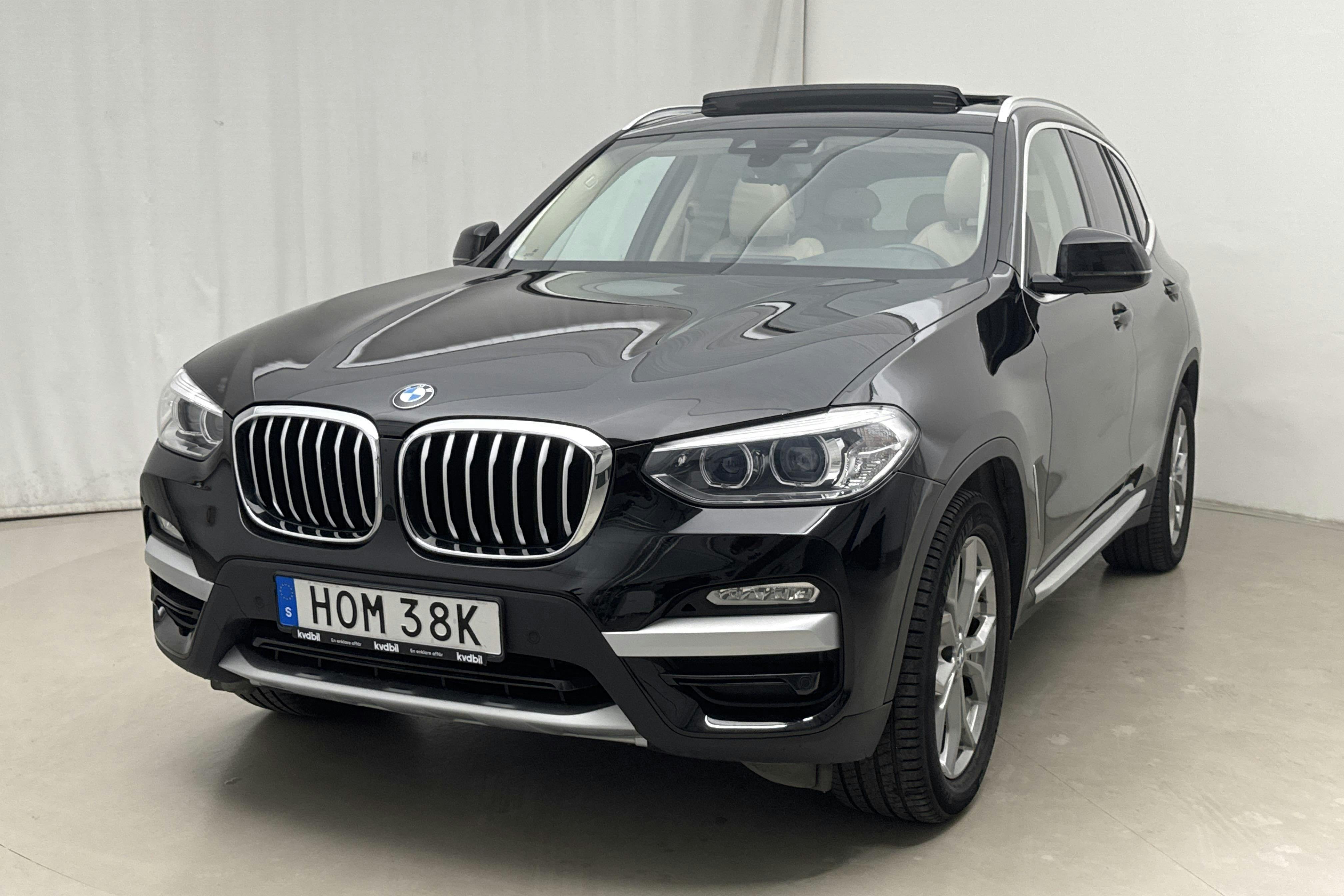 BMW X3 xDrive20d, G01 (190hk) - 45 440 km - Automaatne - must - 2019