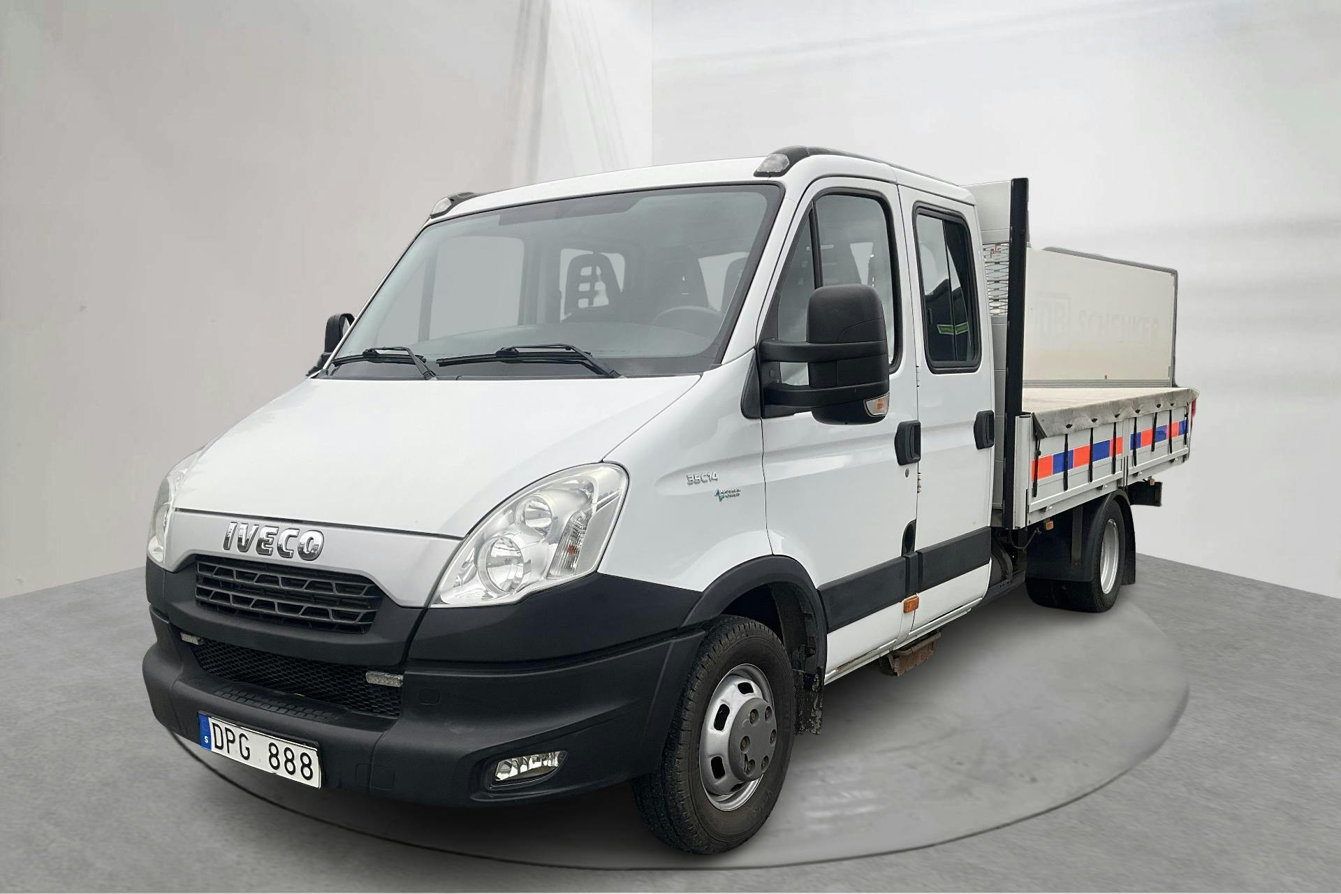 Presentationsfoto 1 av 12: Iveco Daily 35 3.0 CNG Chassi (136hk) - 9 665 mil - Automat - vit - 2013