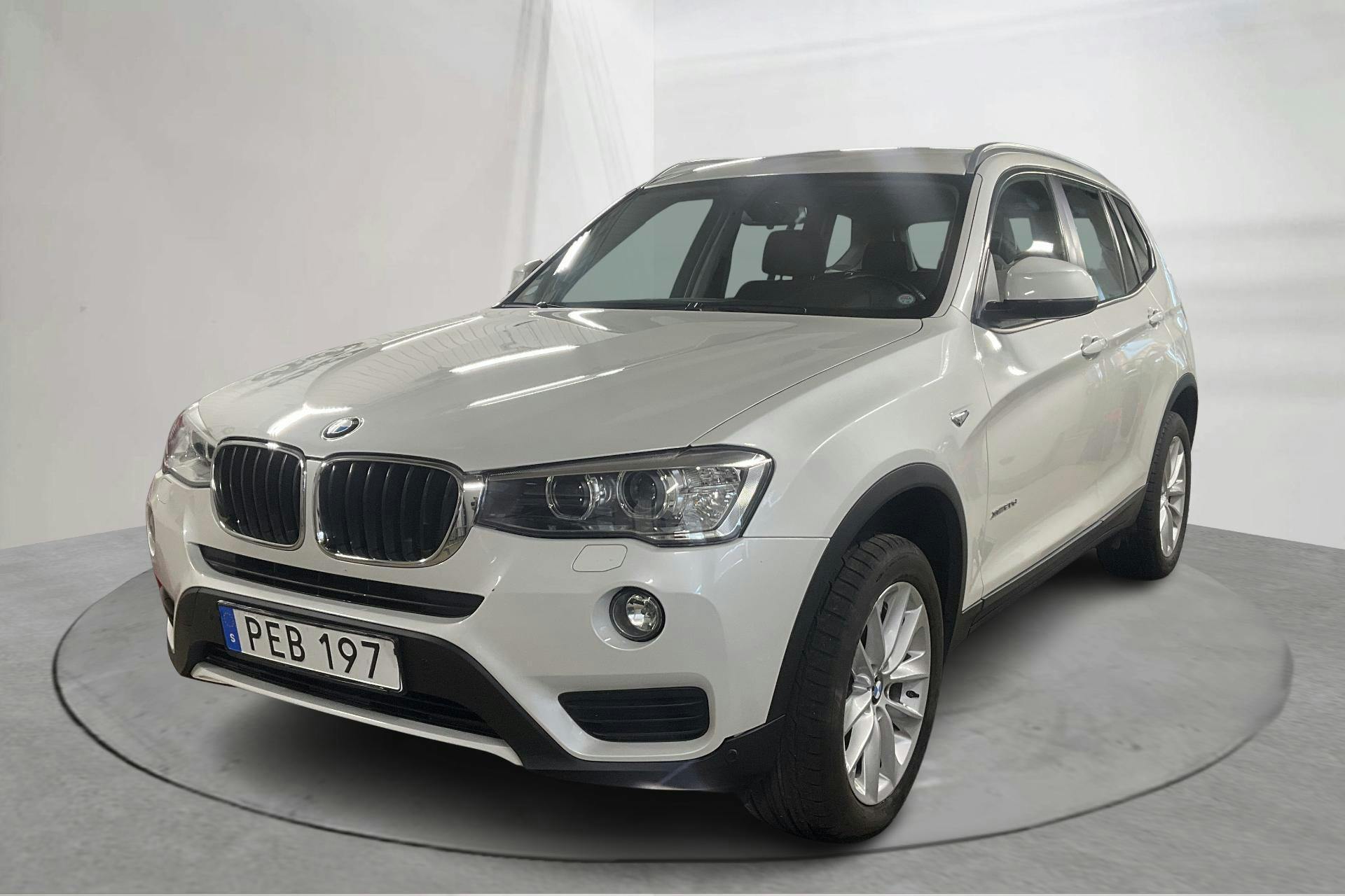 BMW X3 xDrive20d, F25 (190hk) - 101 200 km - Automatic - white - 2017
