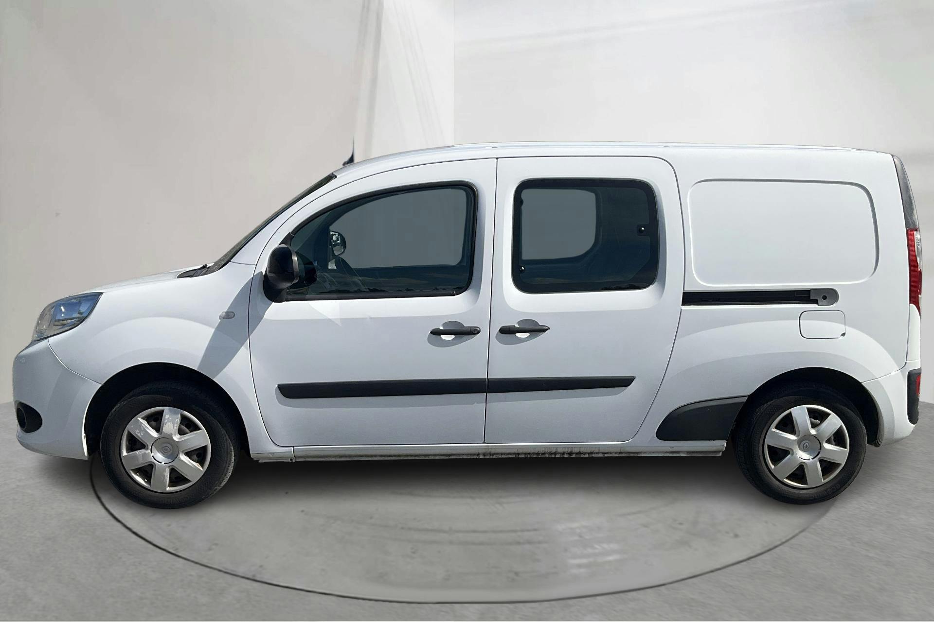 Presentationsfoto 2 av 13: Renault Kangoo 1.5 dCi Maxi skåp (90hk) - 10 483 mil - Manuell - vit - 2017