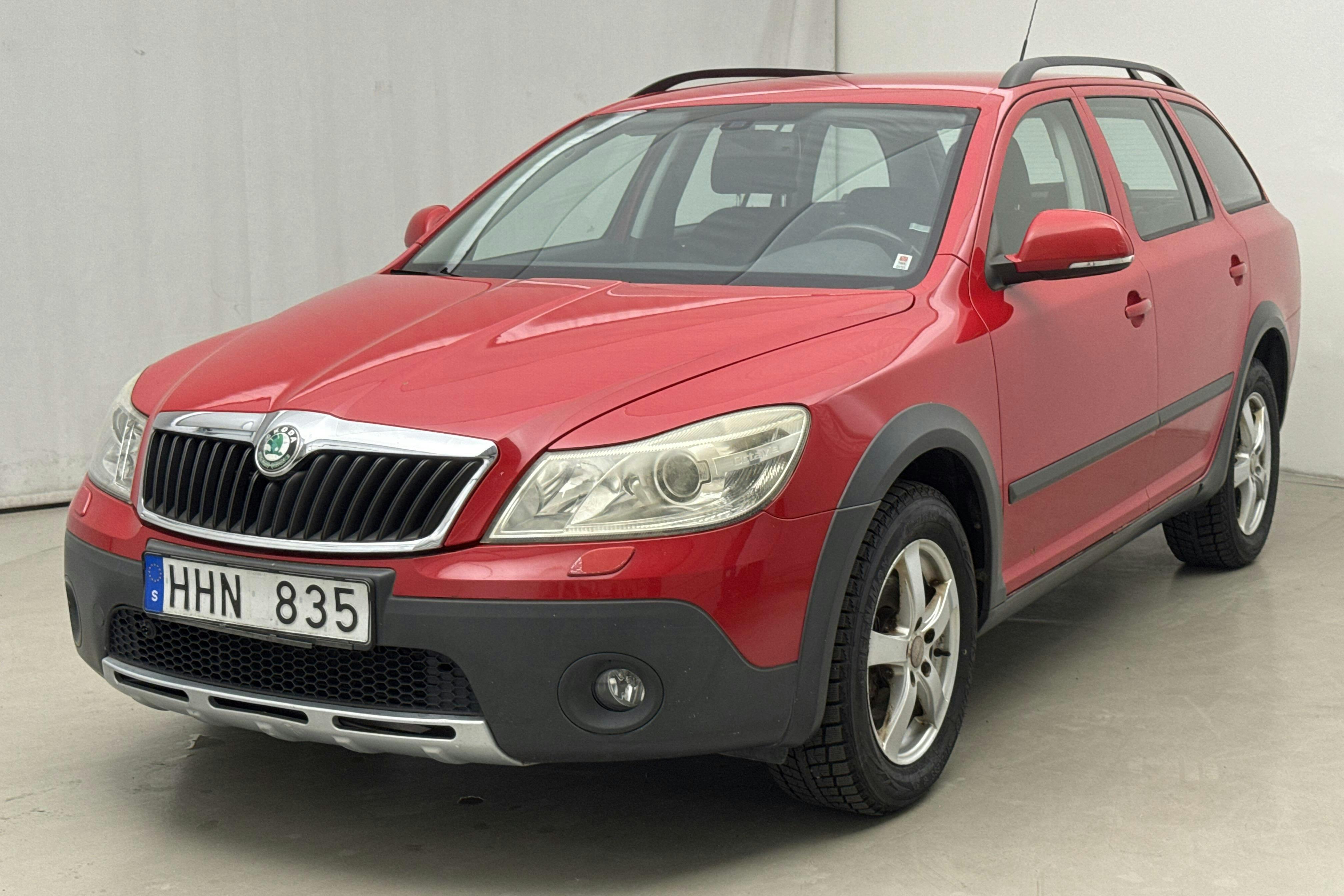 Skoda Octavia Scout II 1.8 TSI (160hk) - 124 950 km - Manual - red - 2010