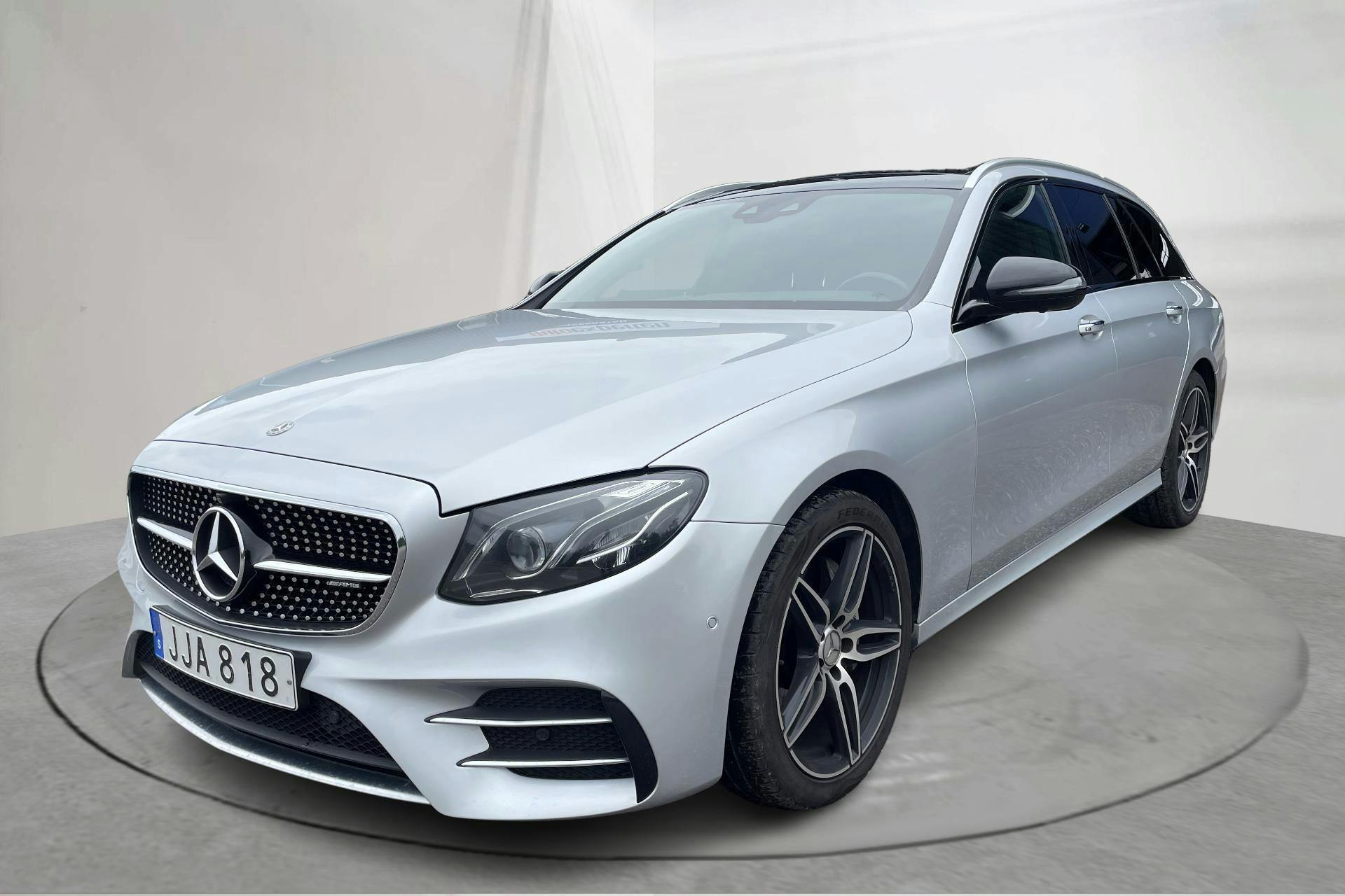 Mercedes E 43 AMG 4MATIC Kombi S213 (401hk) - 179 950 km - Automatic - silver - 2017