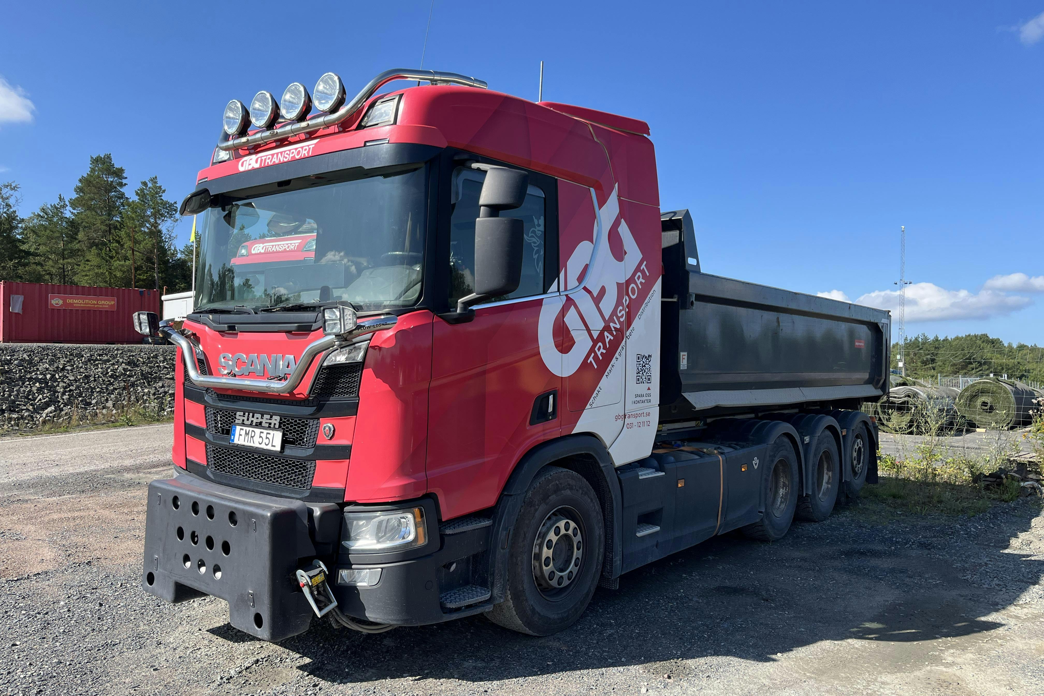 SCANIA R580 - 378 635 km - Automat - vit - 2019