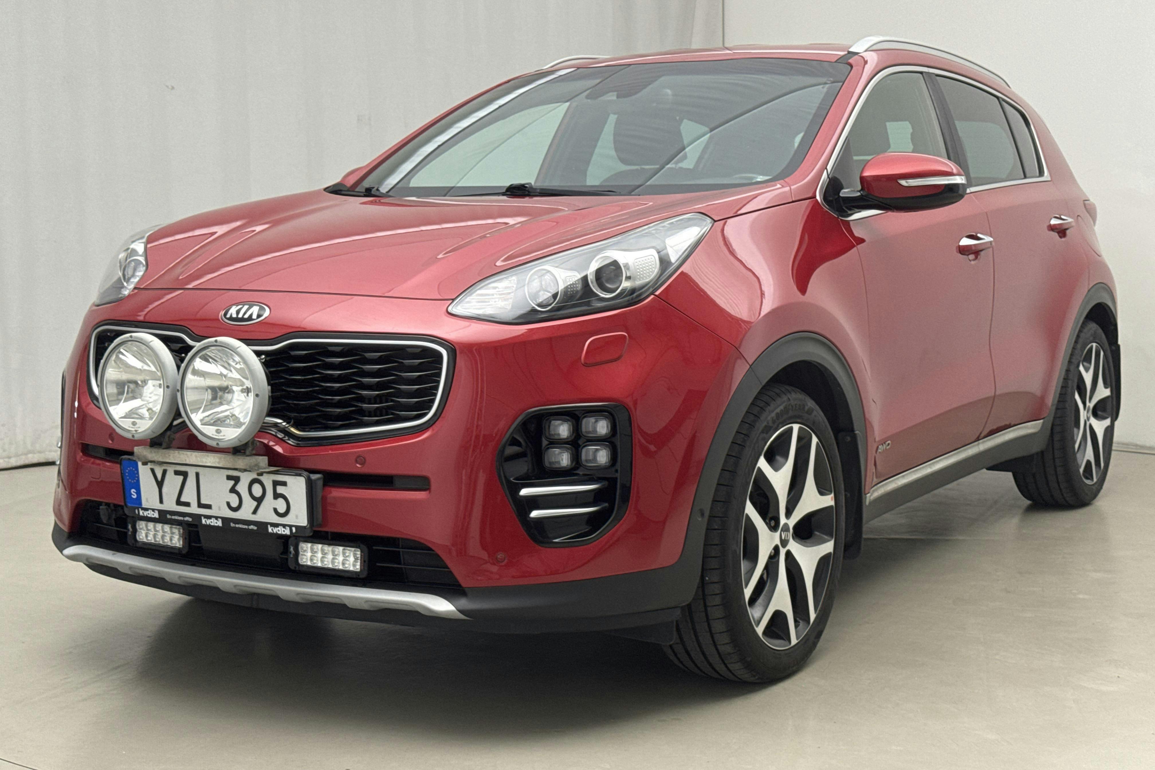 KIA Sportage 1.6 T-GDI AWD (177hk) - 116 470 km - Automatic - red - 2017
