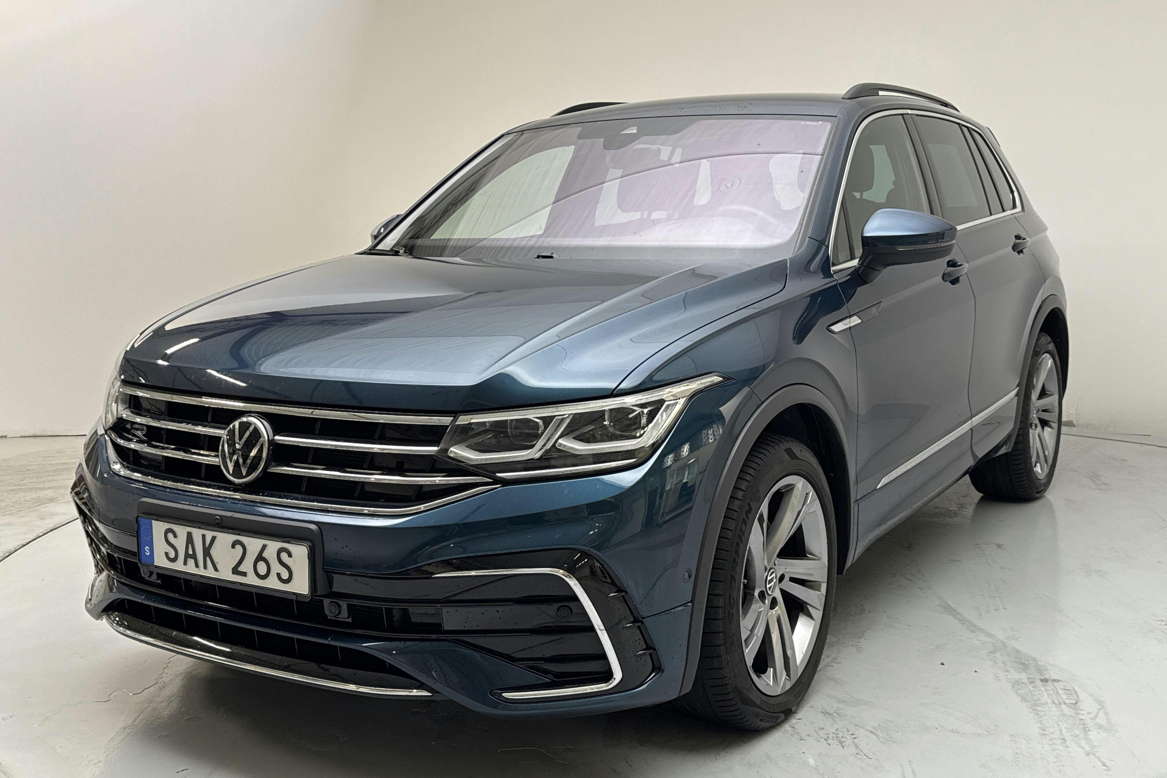 VW Tiguan 2.0 TDI 4MOTION (200hk) - 81 290 km - Automatic - blue - 2021