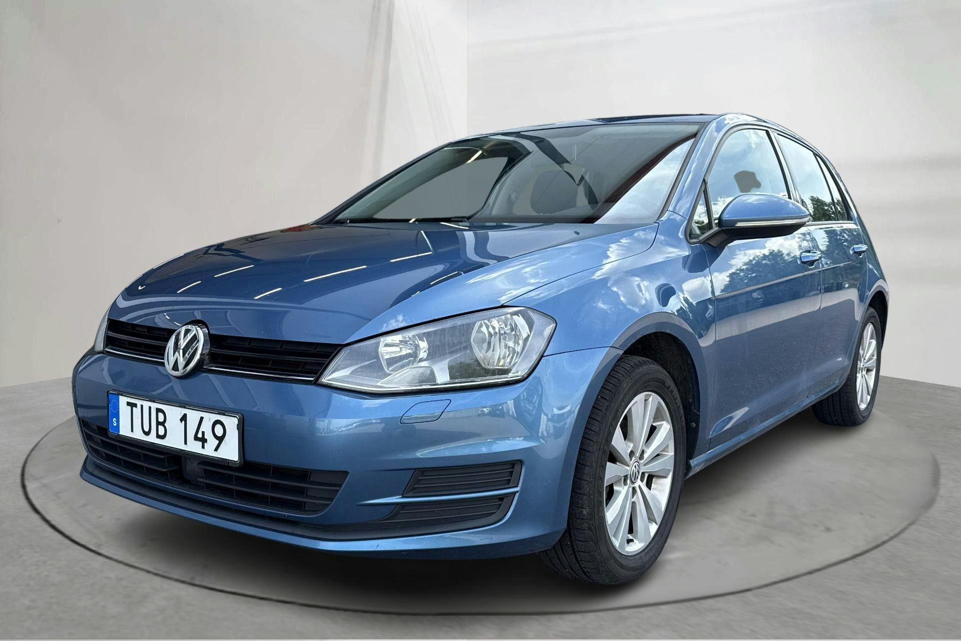 VW Golf VII 1.2 TSI 5dr (105hk) - 13 305 mil - Manuell - blå - 2015