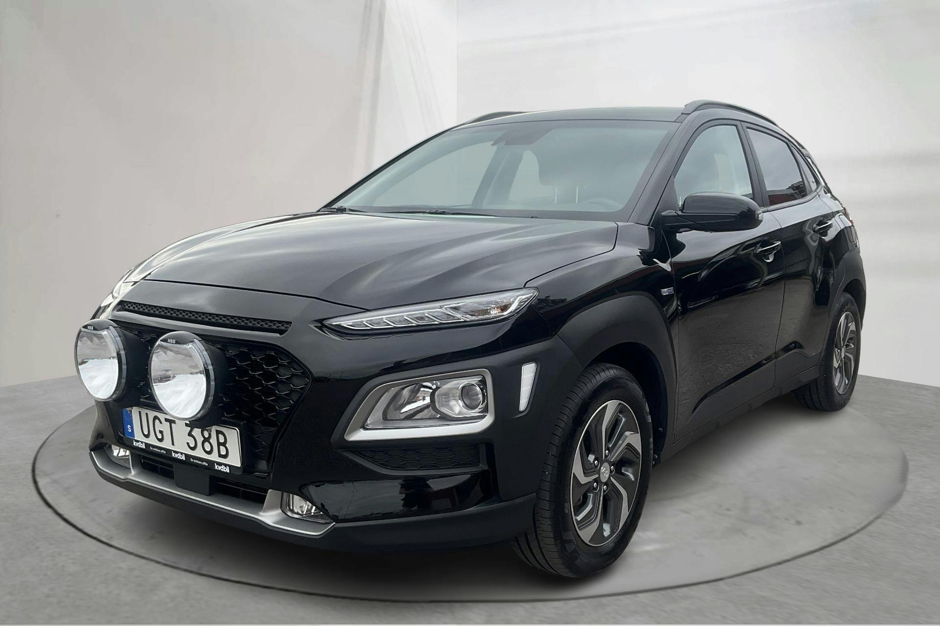 Hyundai Kona 1.6 GDI Hybrid (141hk) - 1 518 mil - Automat - svart - 2020