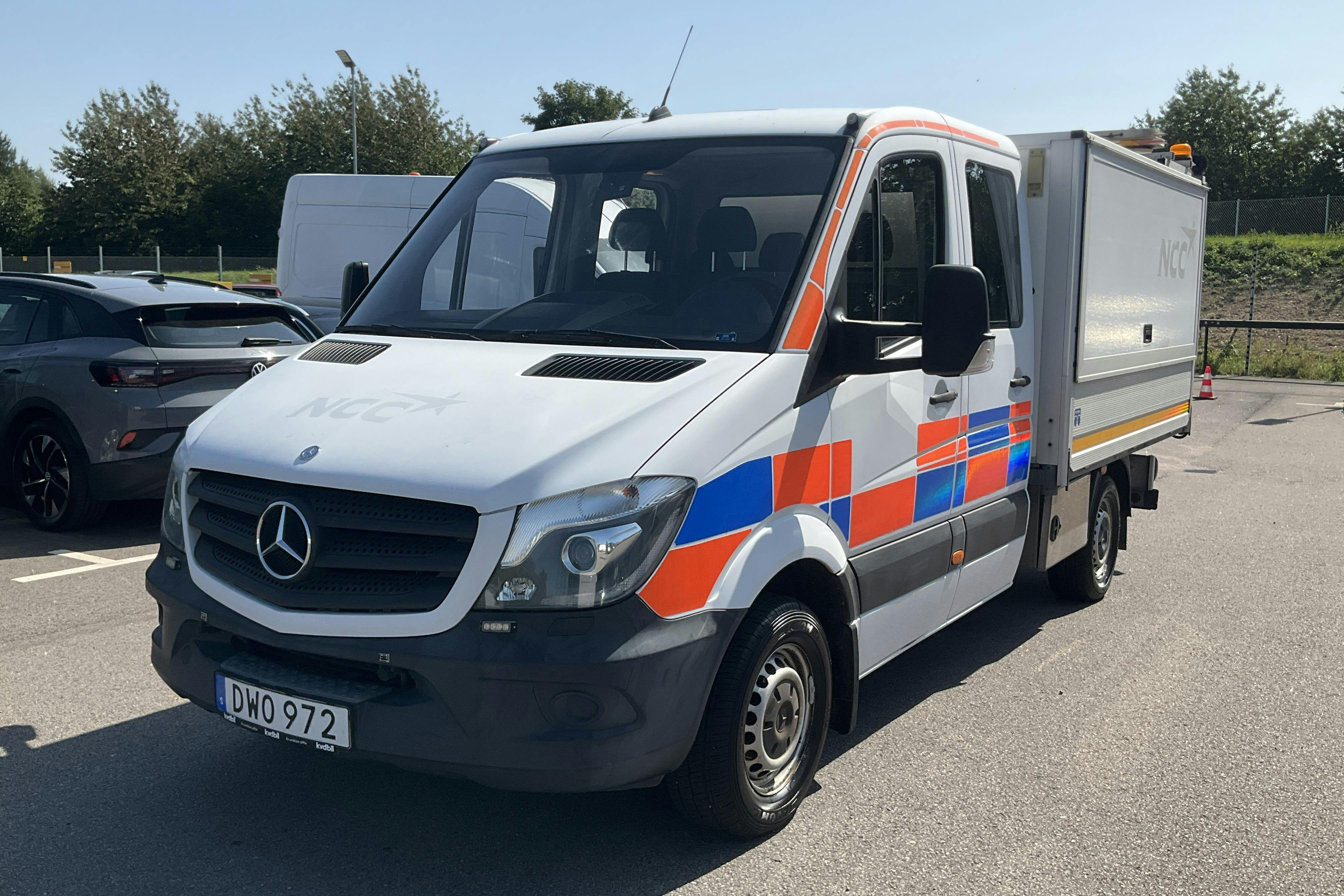 Mercedes Sprinter 316 CDI Pickup/Chassi (163hk) - 16 911 mil - Automat - vit - 2015