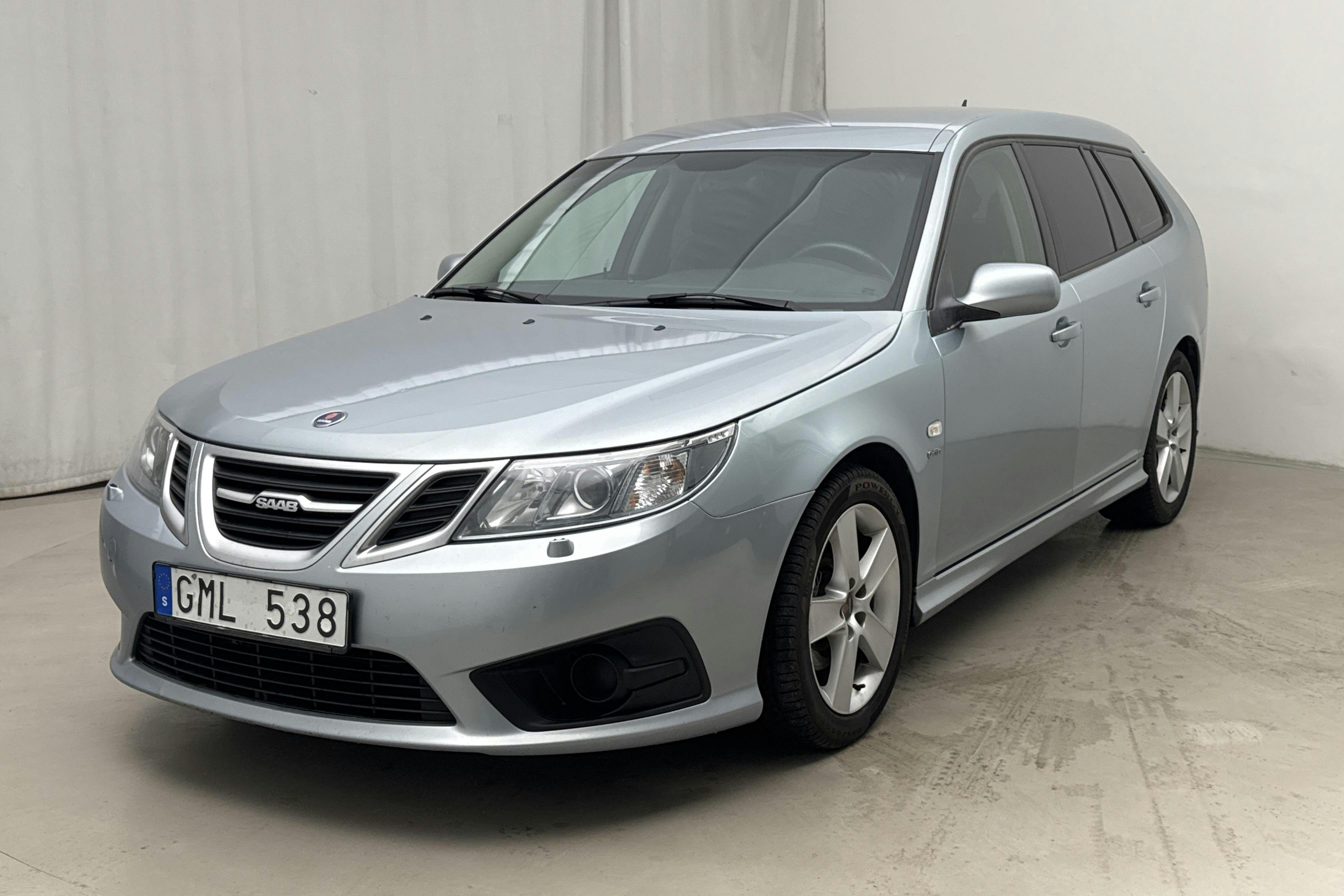 Saab 9-3 1.9 TTiD SportCombi (160hk) - 217 880 km - Manuaalinen - harmaa - 2012