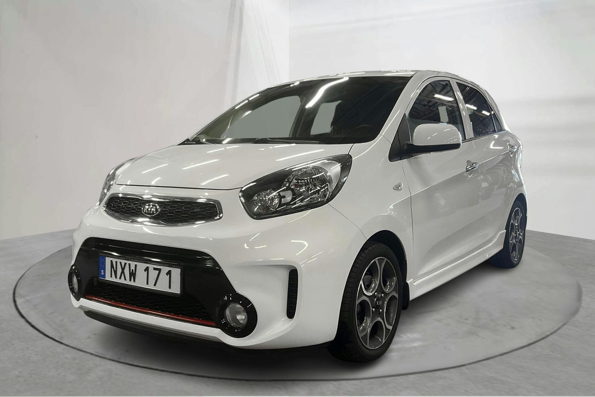 KIA Picanto 1.2 5dr (85hk) - 64 070 km - Automaatne - valge - 2016