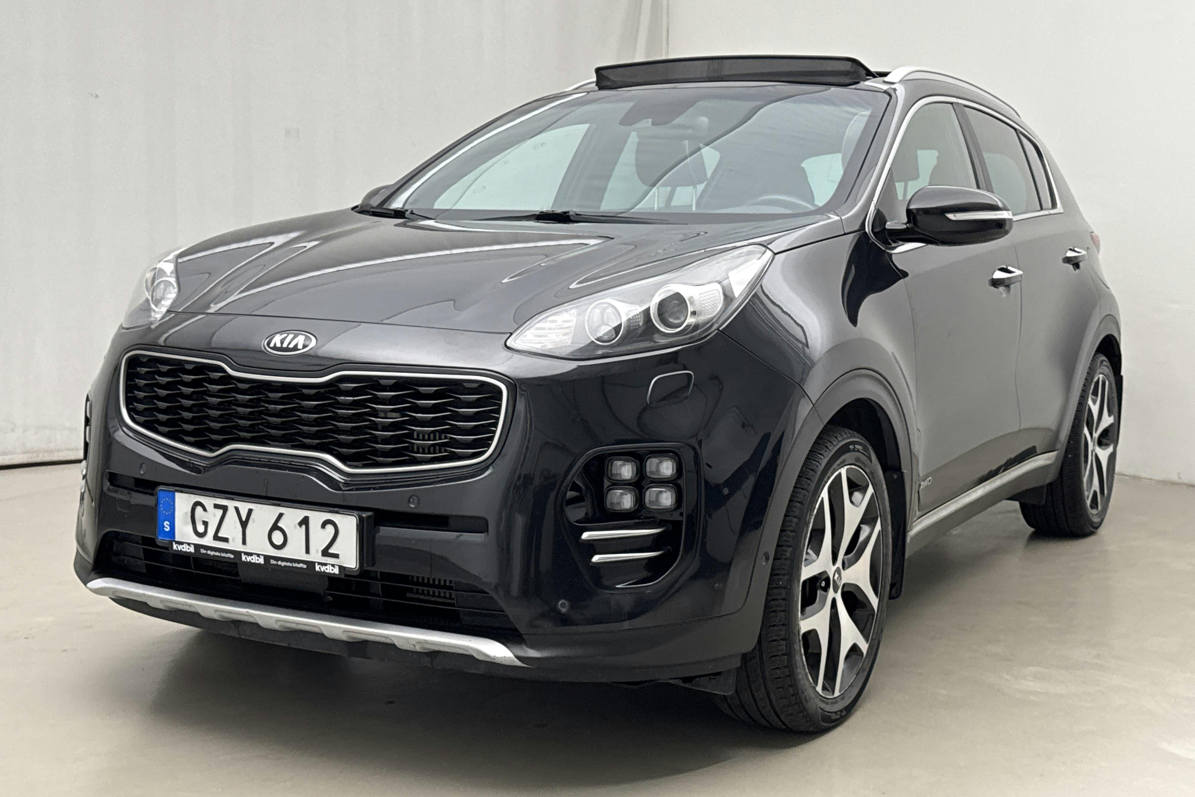 KIA Sportage 2.0 CRDi AWD (184hk) - 114 470 km - Automatyczna - czarny - 2017