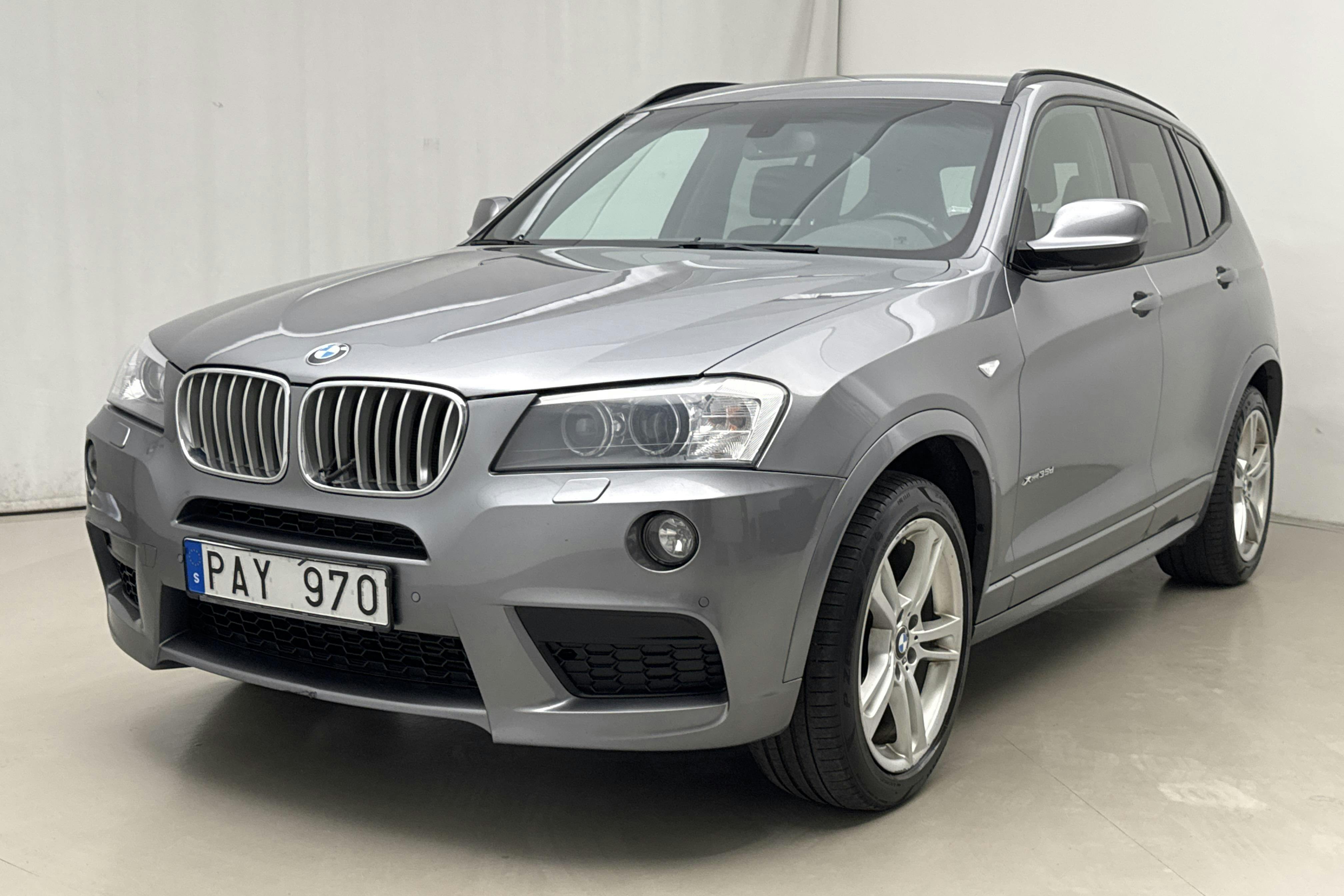 BMW X3 xDrive35d, F25 (313hk) - 23 027 mil - Automat - grå - 2013