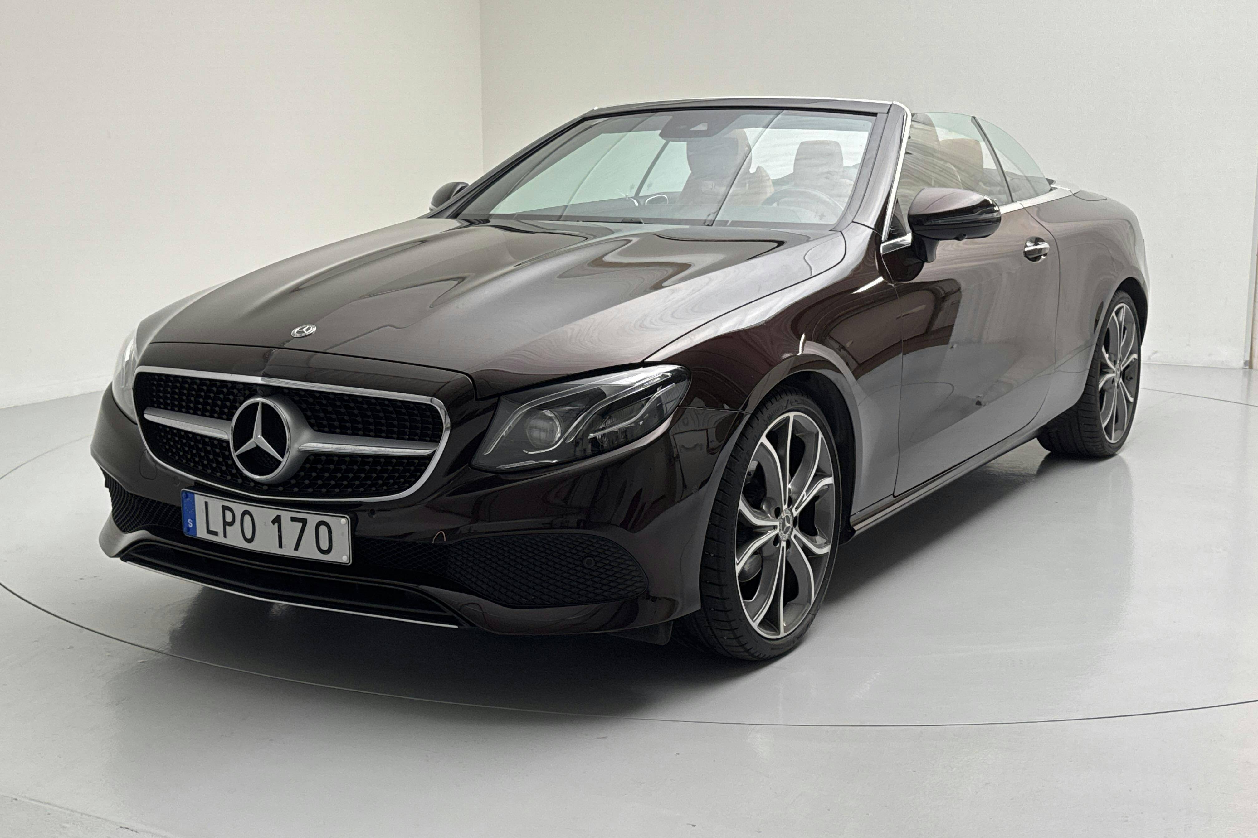 Mercedes E 220 d Cabriolet A238 (194hk) - 51 530 km - Automaattinen - Dark Red - 2018
