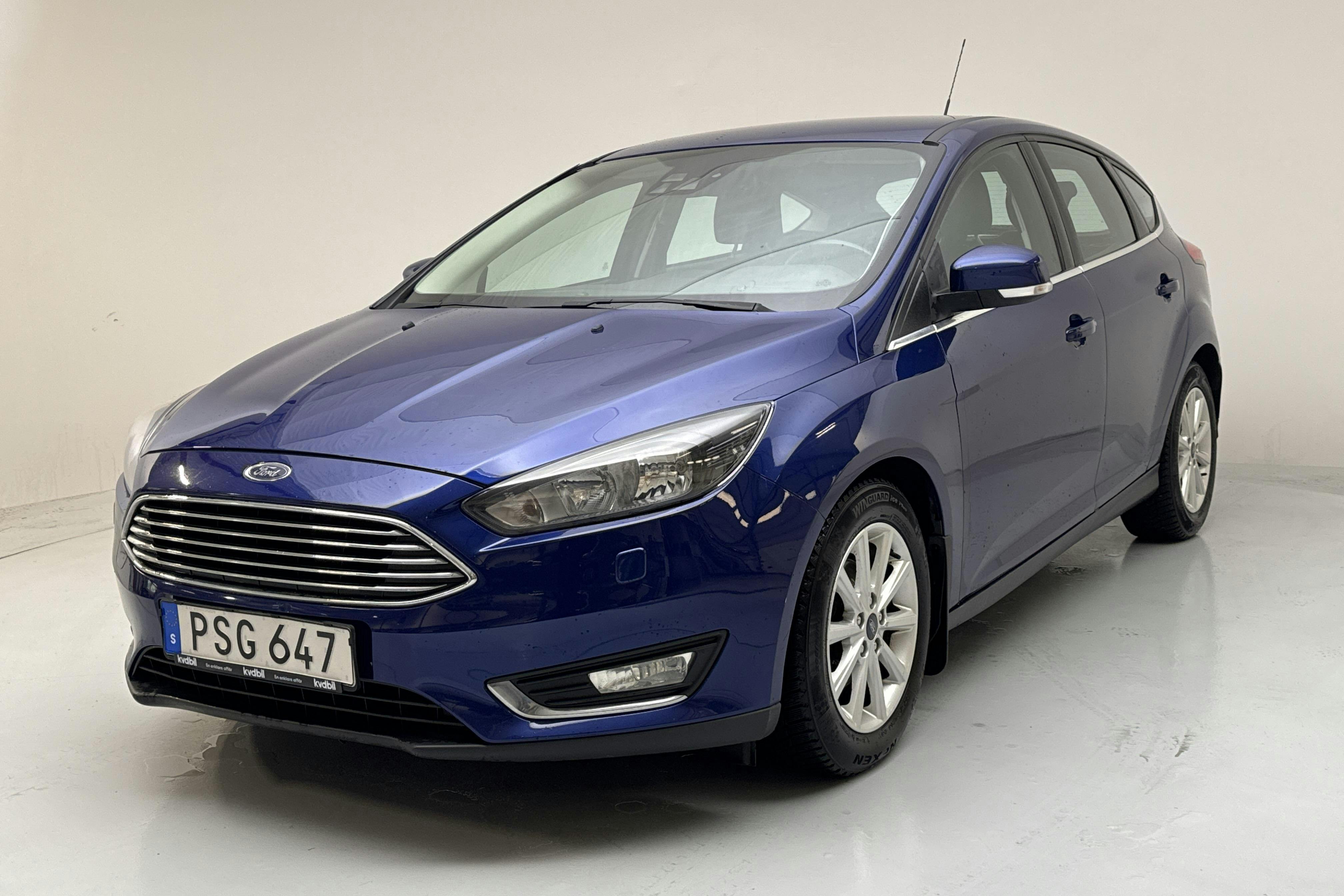Ford Focus 1.0 EcoBoost 5dr (100hk) - 15 015 mil - Manuell - blå - 2015