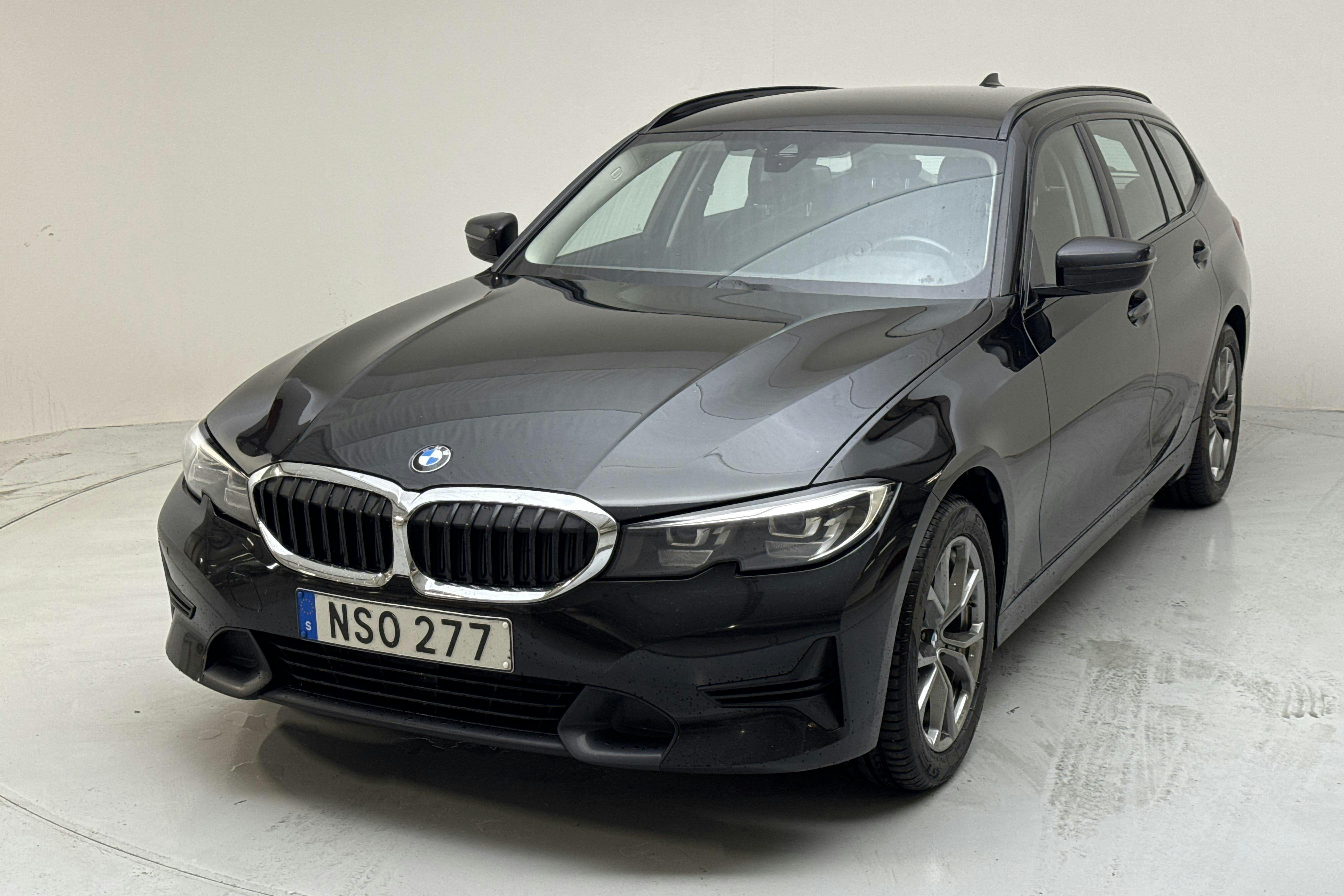 BMW 320d xDrive Touring, G21 (190hk+11hk) - 121 020 km - Automaattinen - musta - 2022