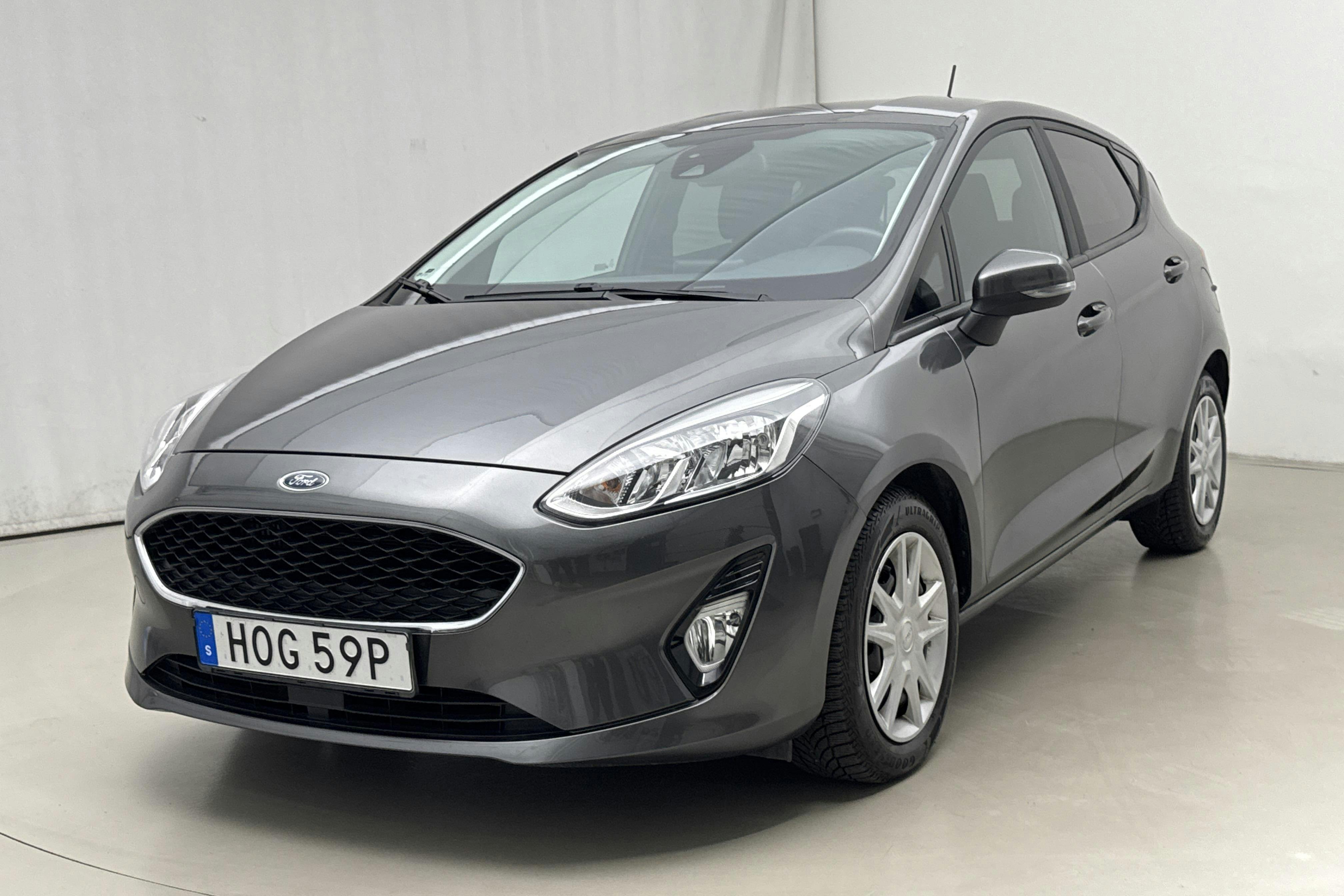 Ford Fiesta 1.0T EcoBoost 5dr (100hk) - 49 710 km - Automatyczna - szary - 2019