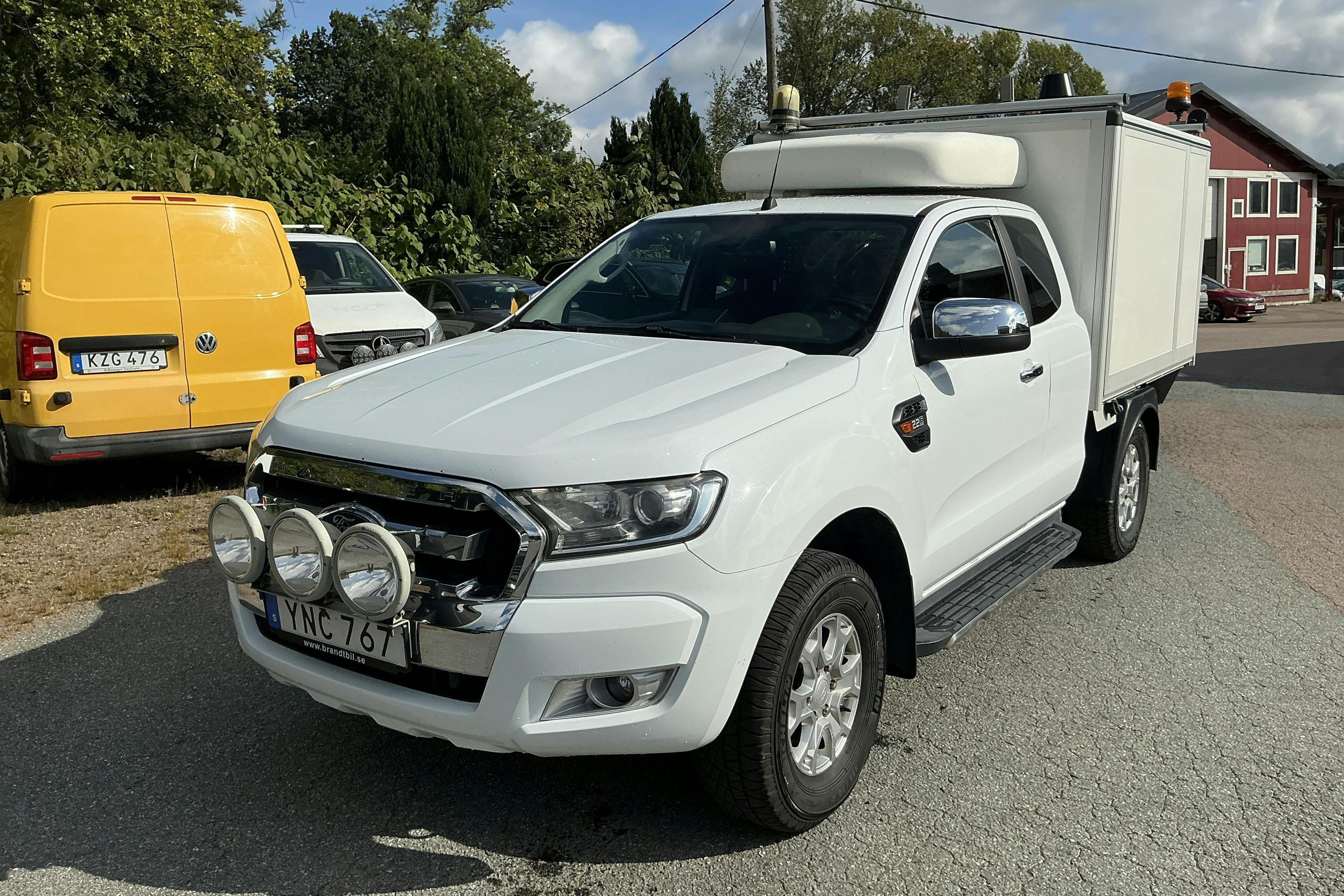 Ford Ranger 2.2 TDCi 4WD (160hk) - 19 507 mil - Manuell - vit - 2017