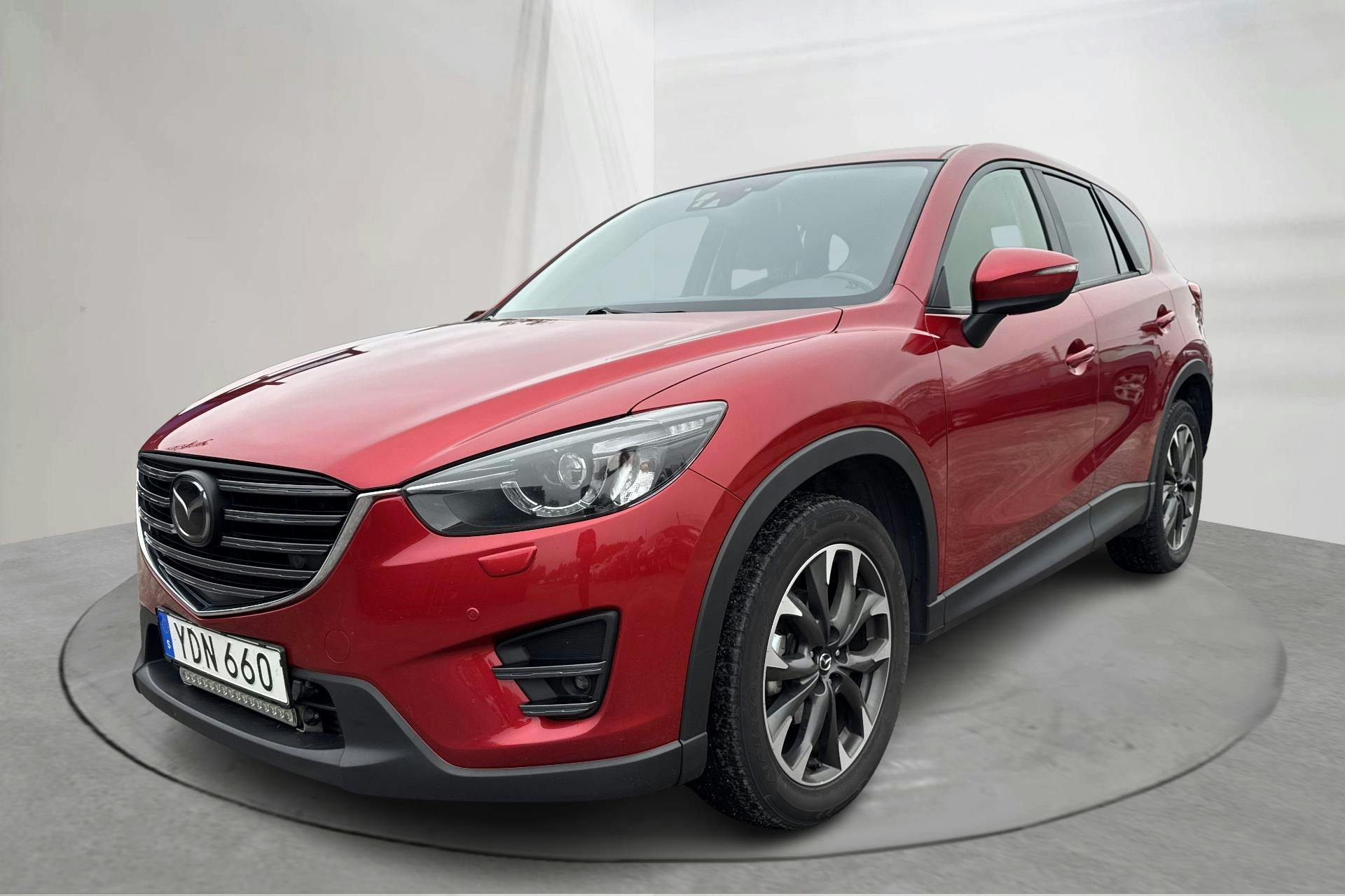 Mazda CX-5 2.2 DE AWD (175hk) - 196 590 km - Manuaalinen - punainen - 2016