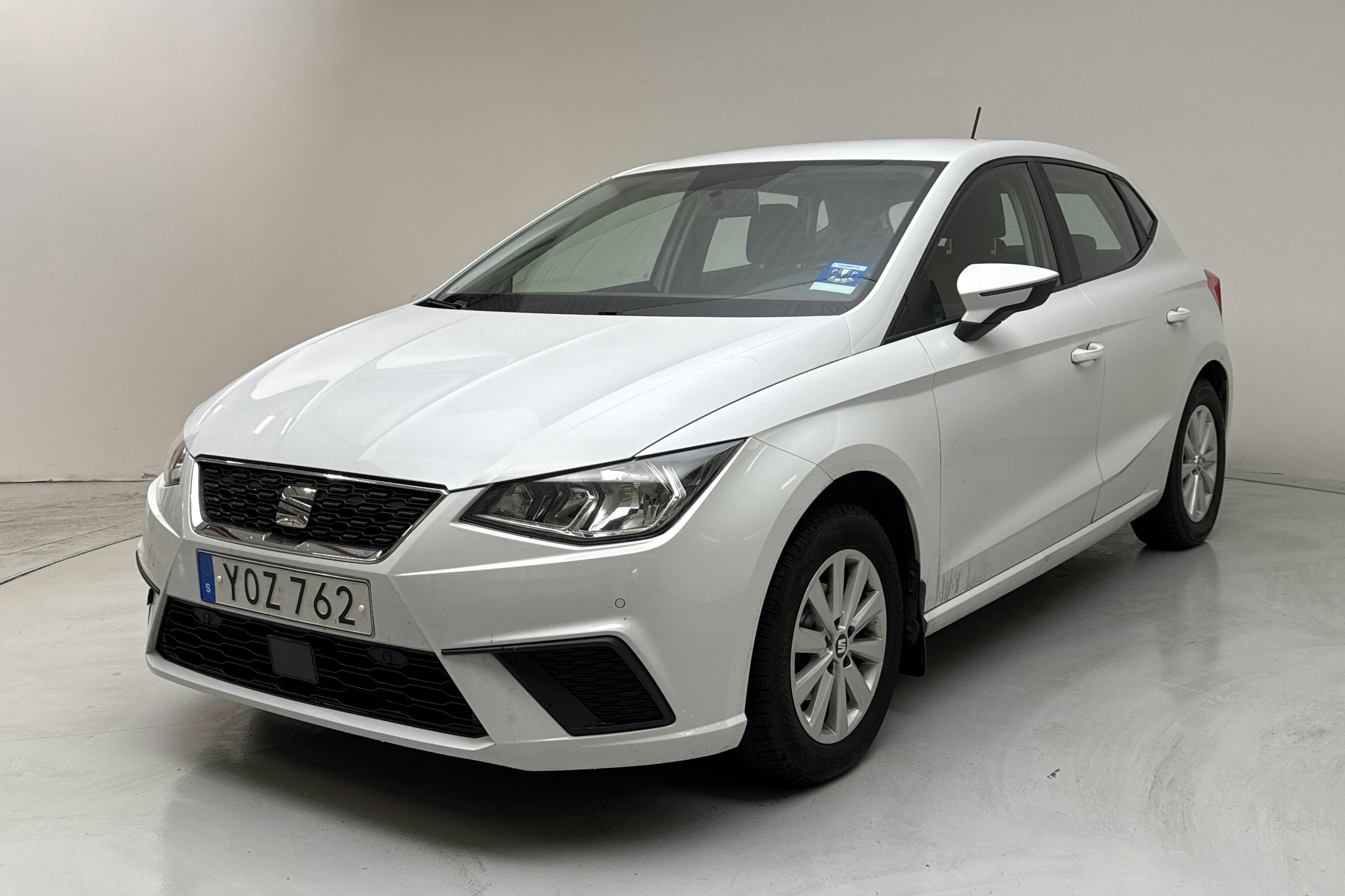 Seat Ibiza 1.0 TGI 5dr (90hk) - 212 670 km - Käsitsi - valge - 2018