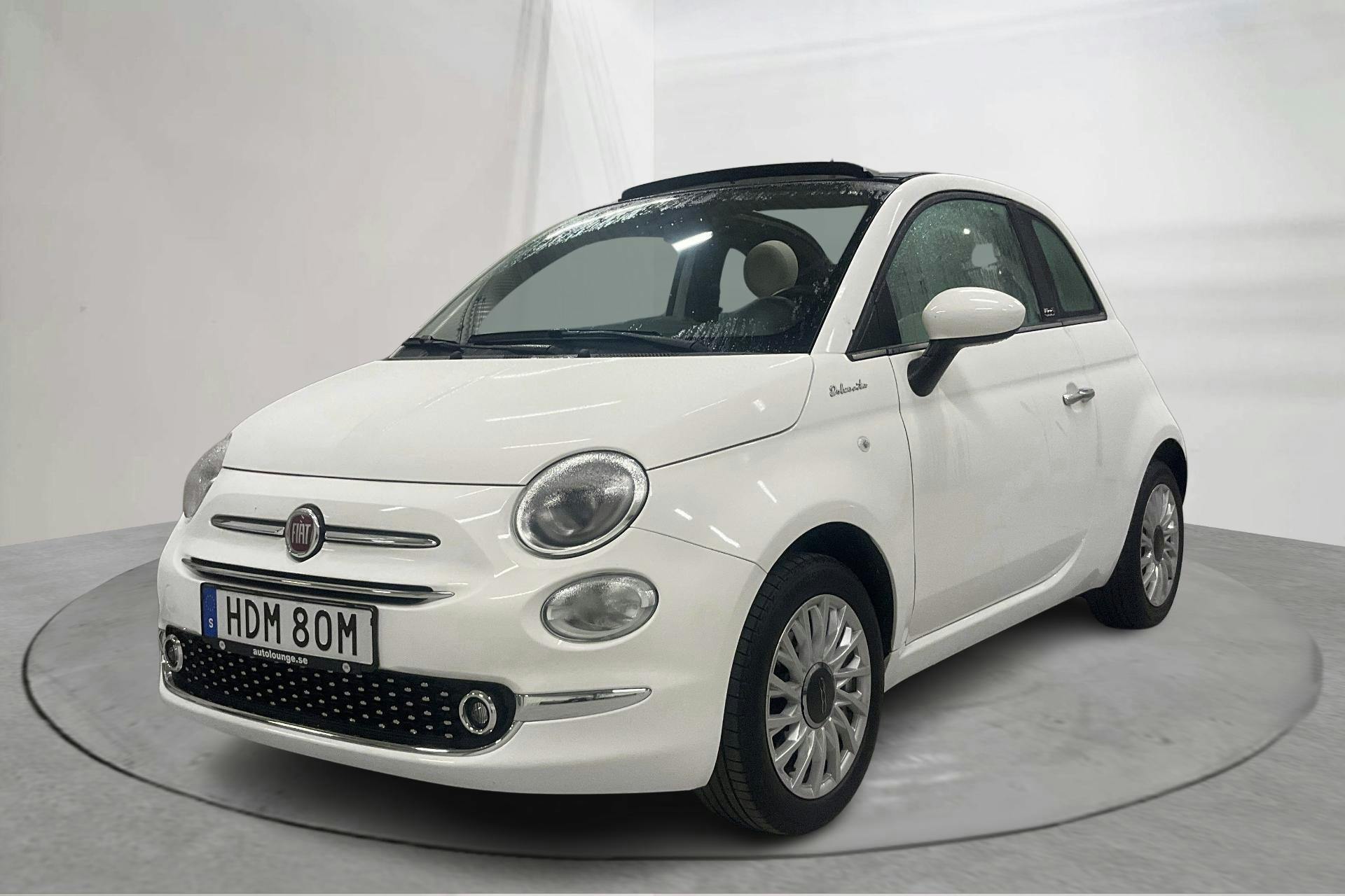 Fiat 500 Hybrid Cab (70hk) - 51 410 km - Manualna - biały - 2022