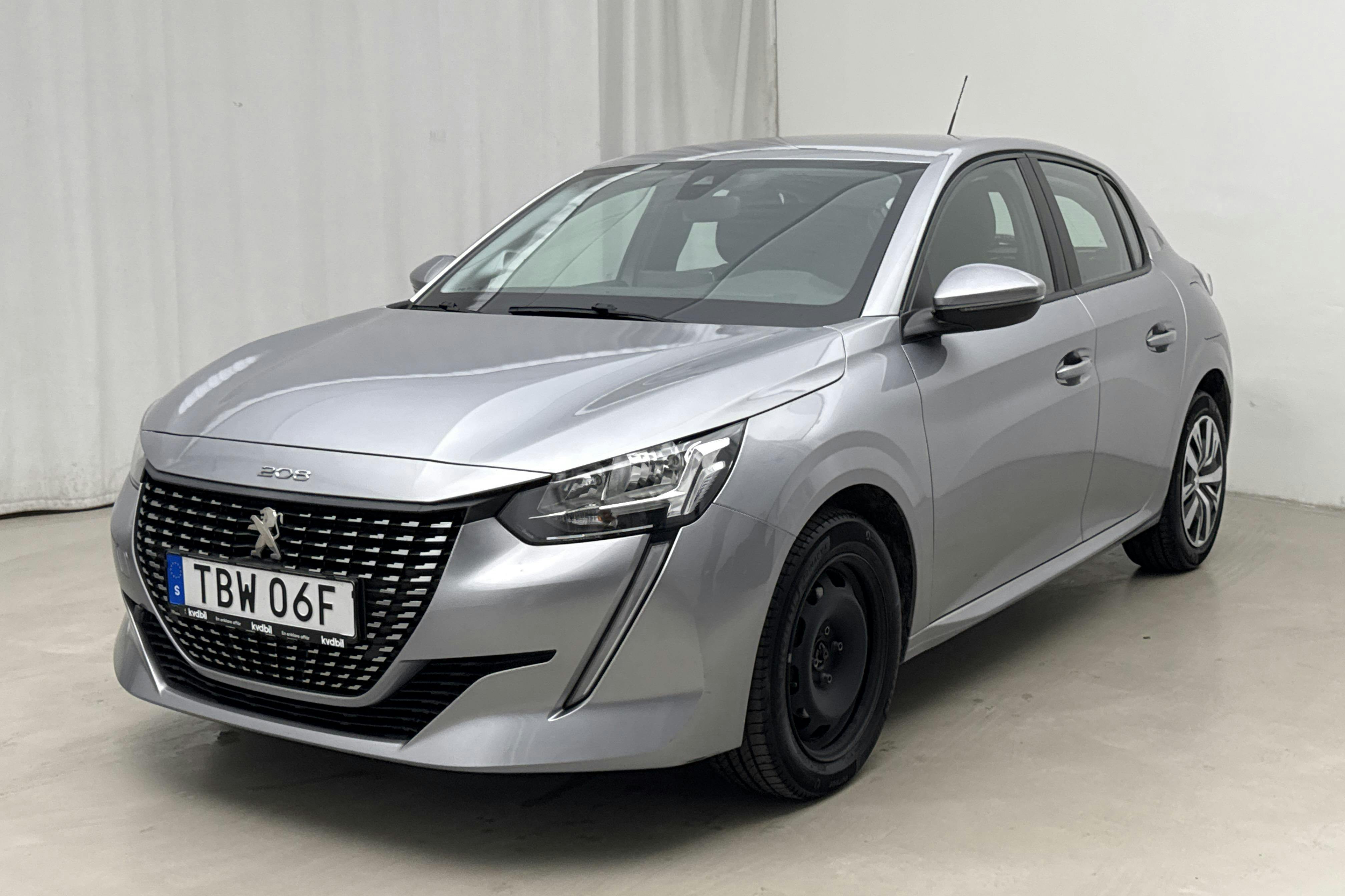 Peugeot 208 1.2 PureTech 5dr (100hk) - 36 780 km - Manuaalinen - harmaa - 2020