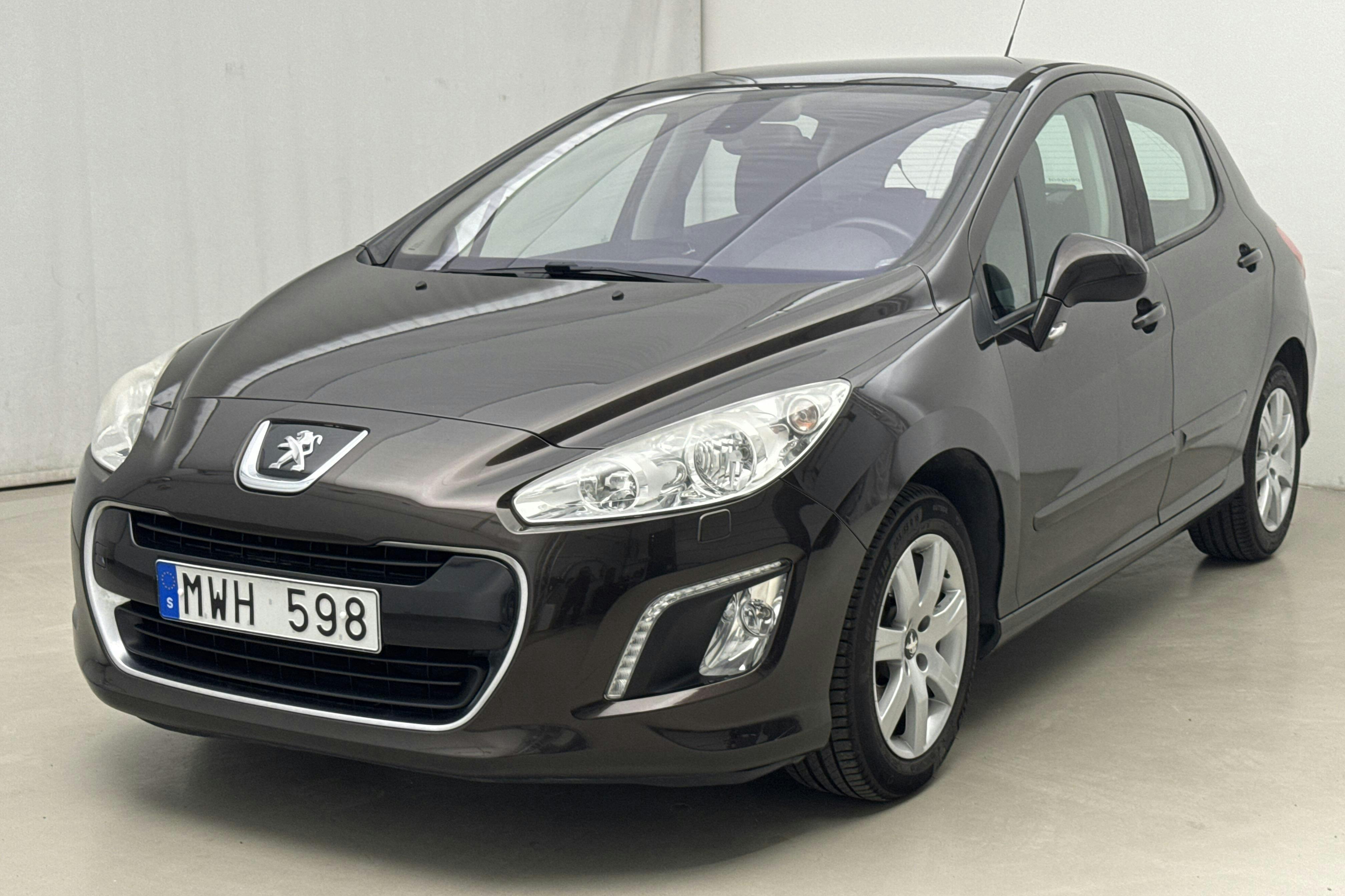 Peugeot 308 1.6 VTi 5dr (120hk) - 86 350 km - Manual - brown - 2012