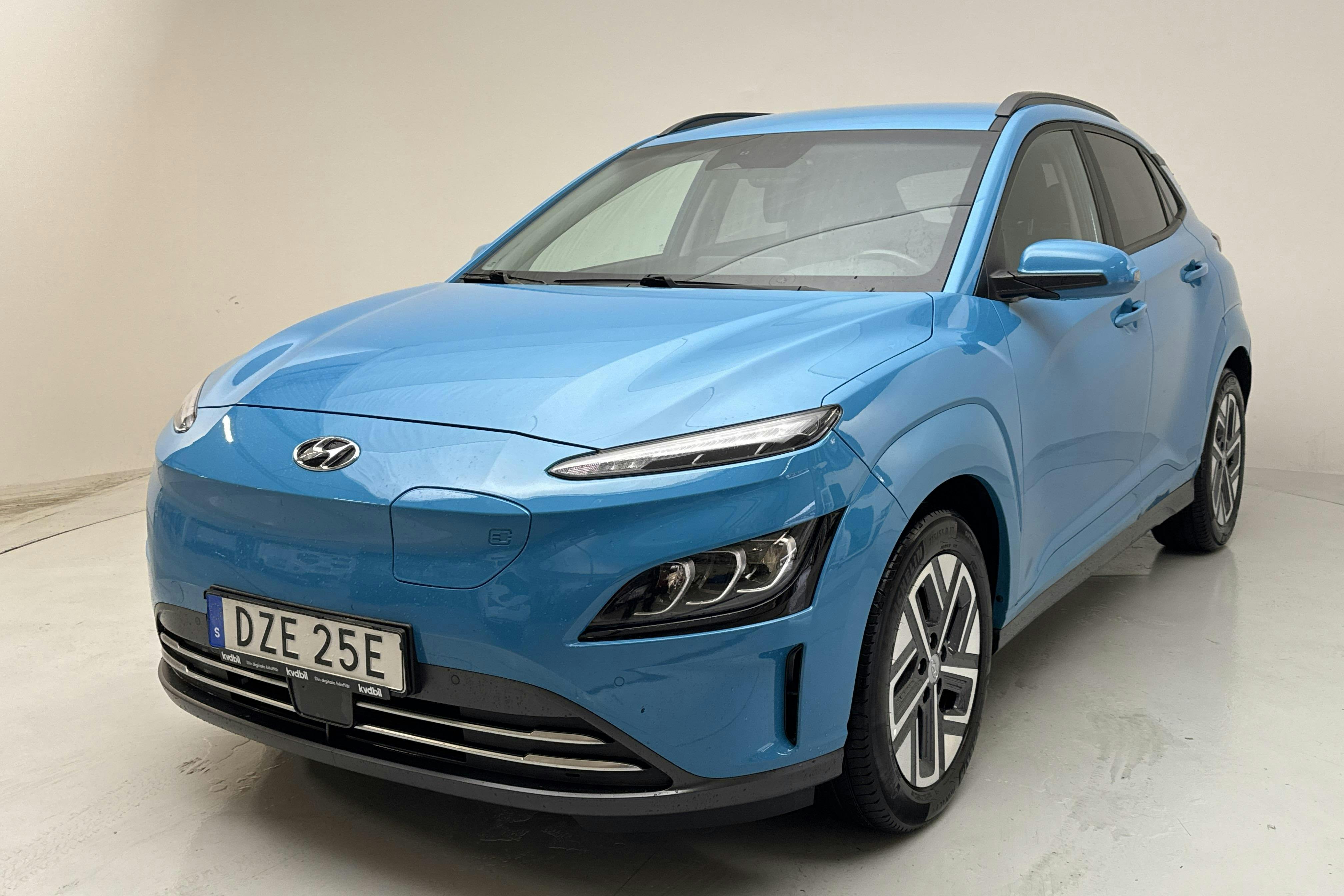 Hyundai Kona Electric 64kWh (204hk) - 63 320 km - Automatic - blue - 2021
