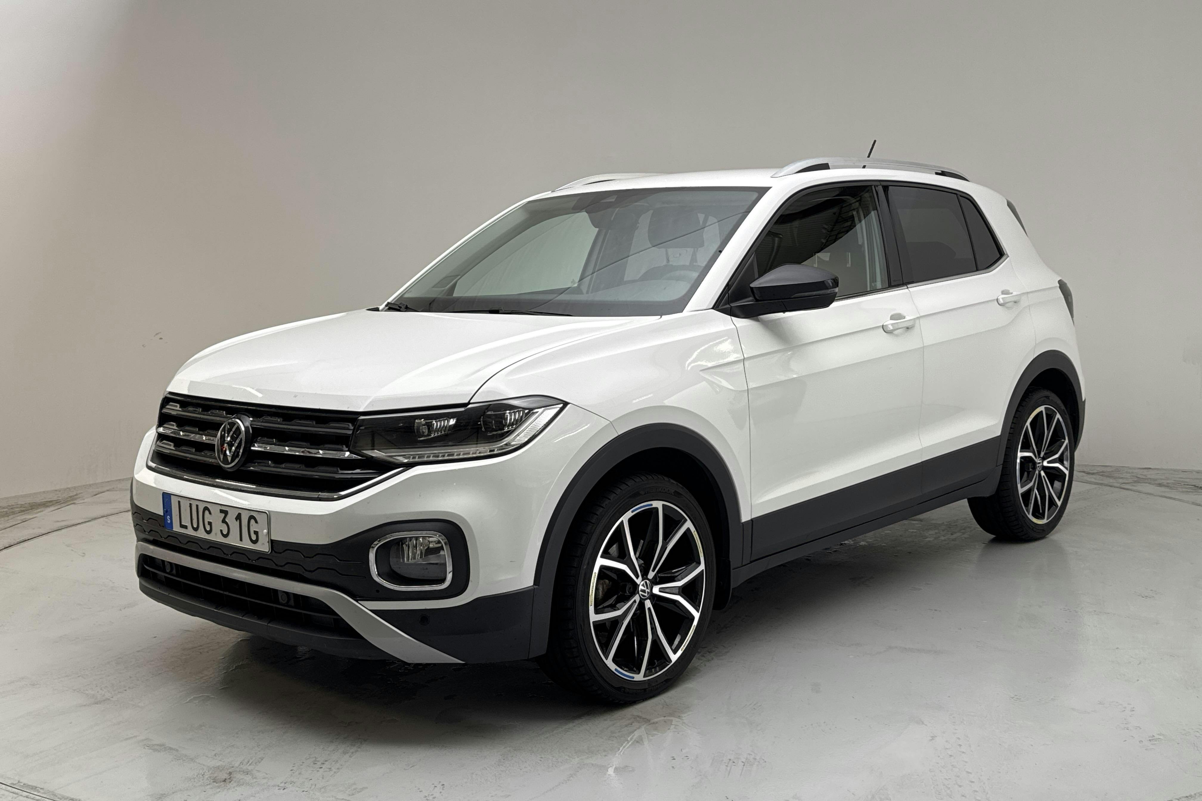 VW T-Cross 1.0 TSI (110hk) - 12 970 km - Automatyczna - biały - 2022