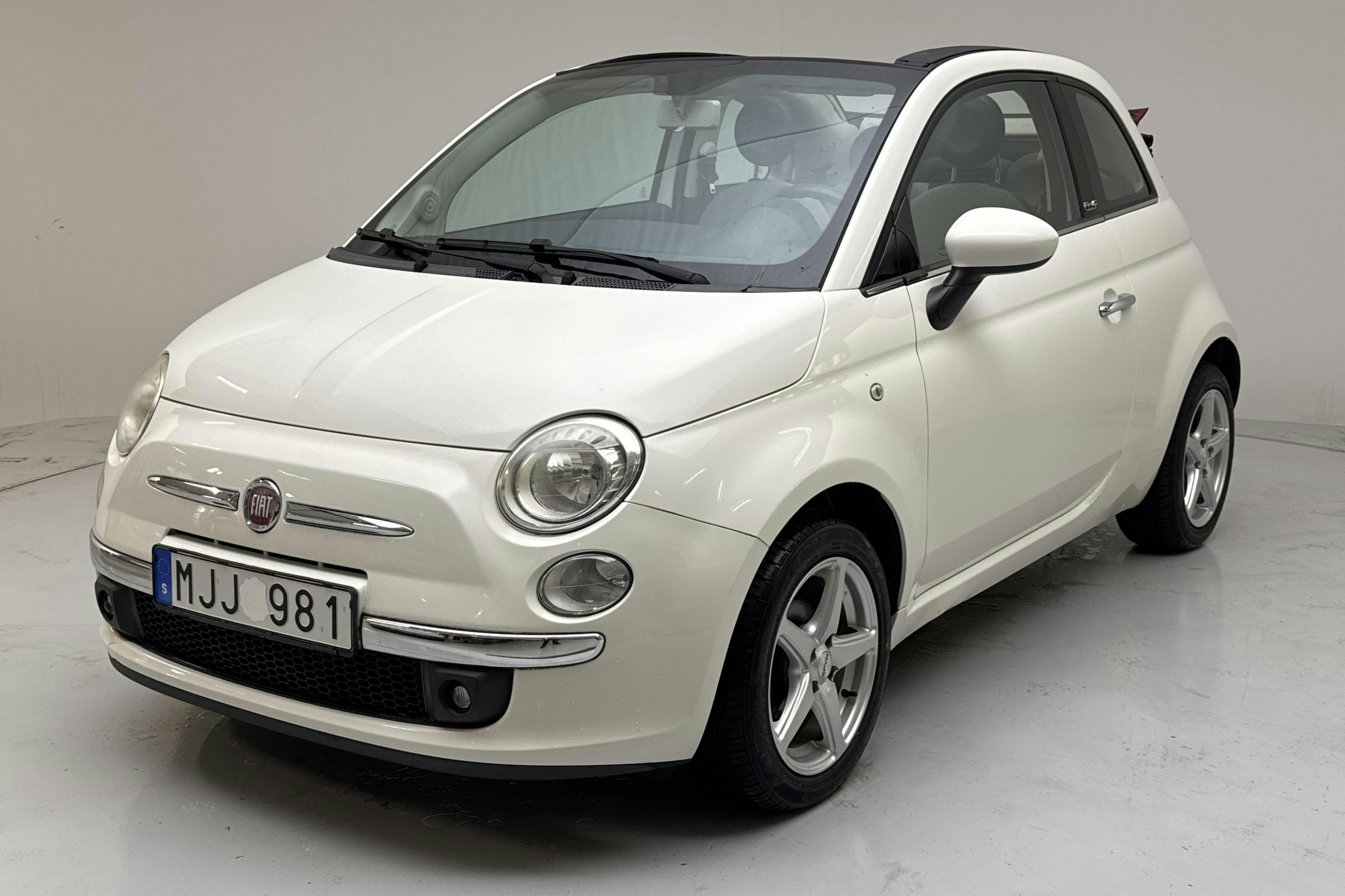 Fiat 500C 1.2 (69hk) - 35 310 km - Manualna - biały - 2011