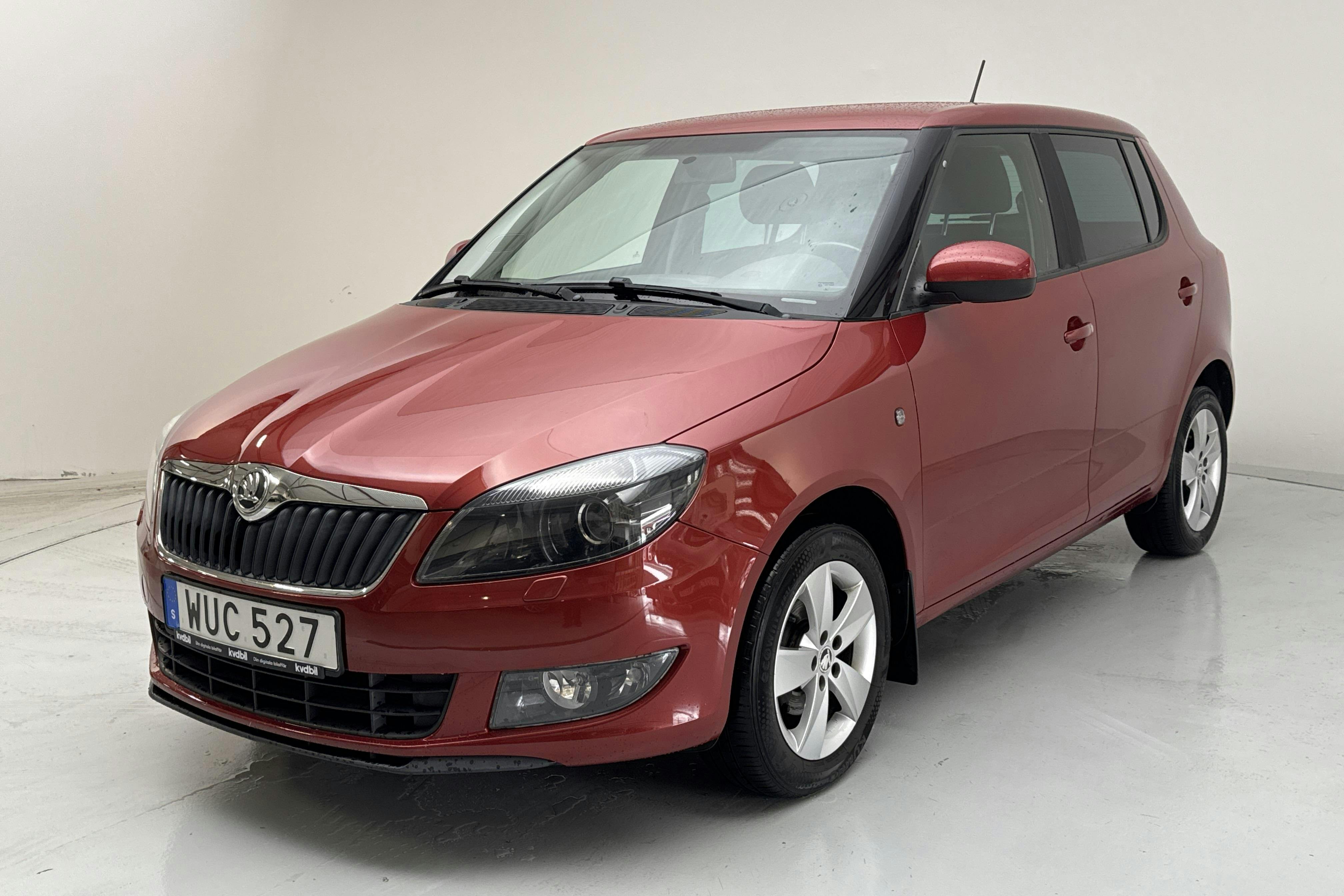 Skoda Fabia 1.2 TSI (86hk) - 86 100 km - Manual - red - 2015