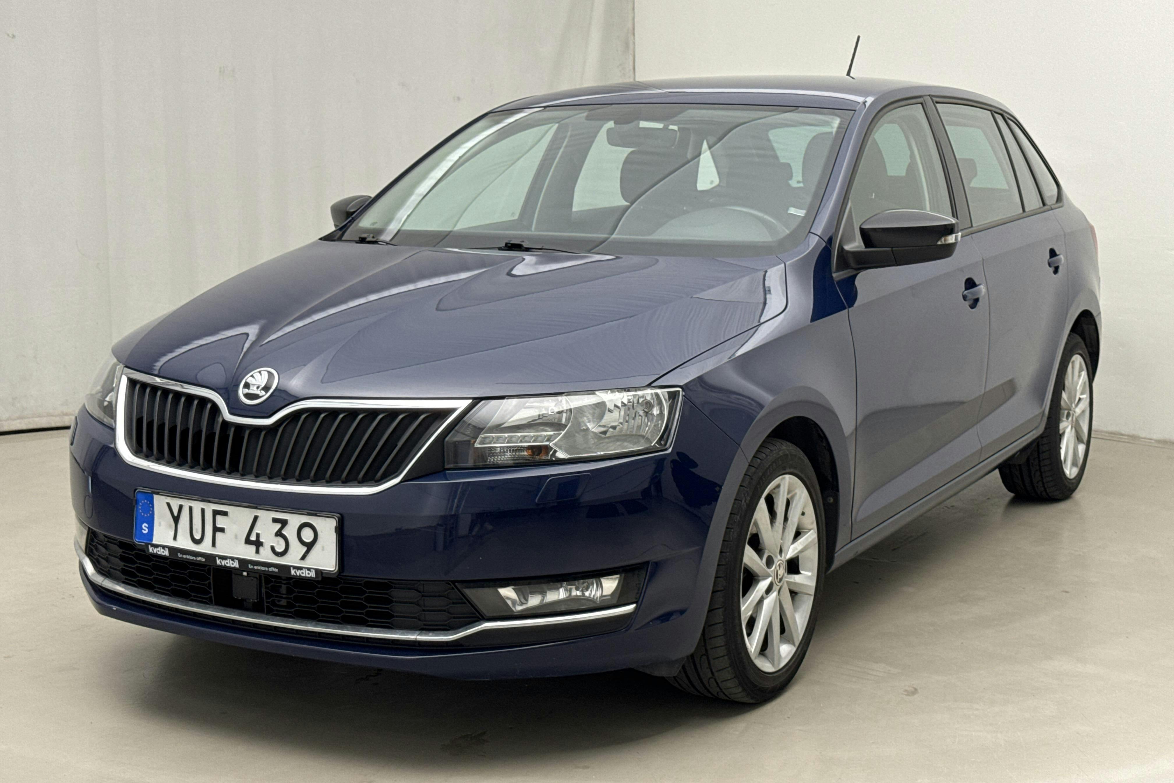 Skoda Rapid 1.0 TSI Spaceback (110hk) - 109 130 km - Manual - blue - 2018