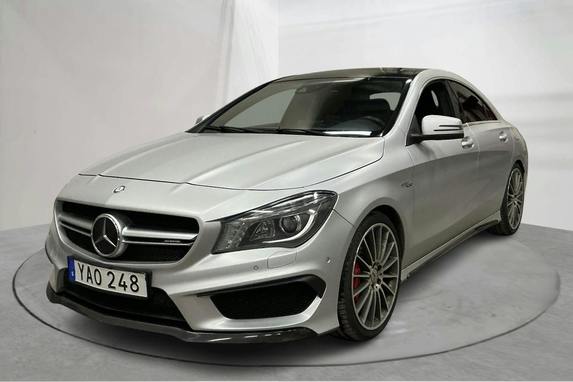 Mercedes CLA 45 AMG 4MATIC Coupé C117 (381hk) - 157 390 km - Automatic - silver - 2016