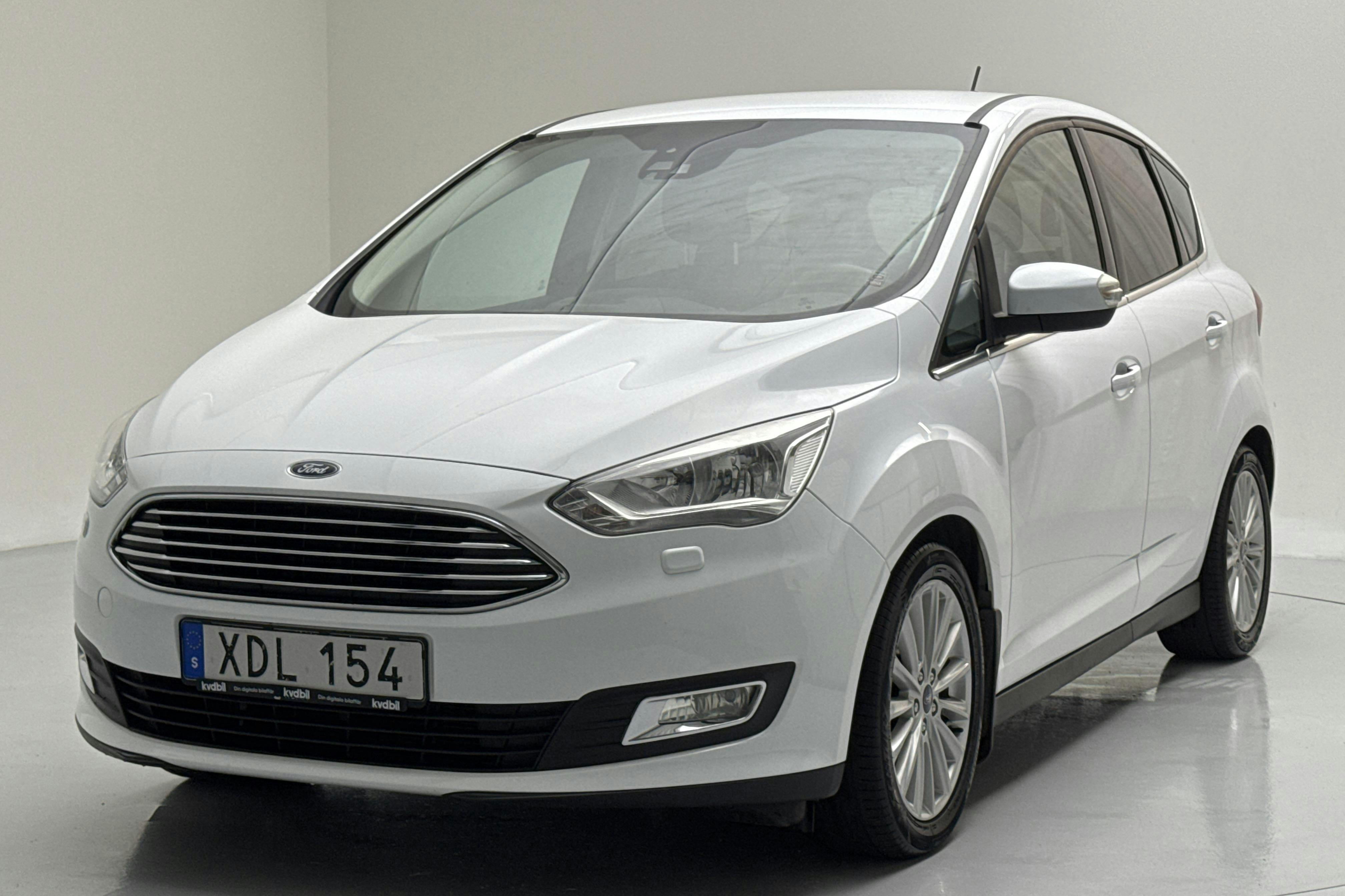 Ford C-MAX 1.0 Ecoboost (100hk) - 128 440 km - Manualna - biały - 2018